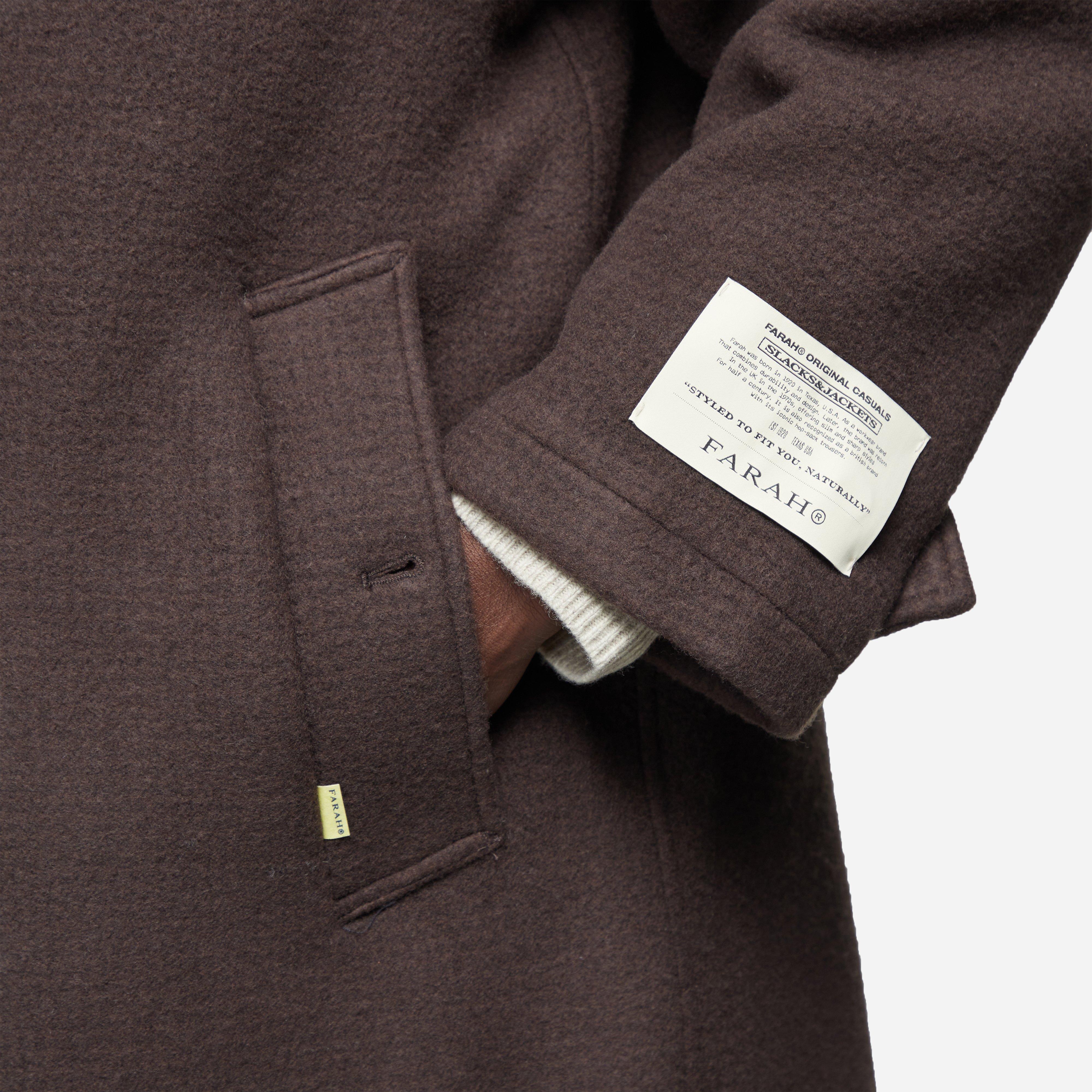 Farah Japan Collar Overcoat