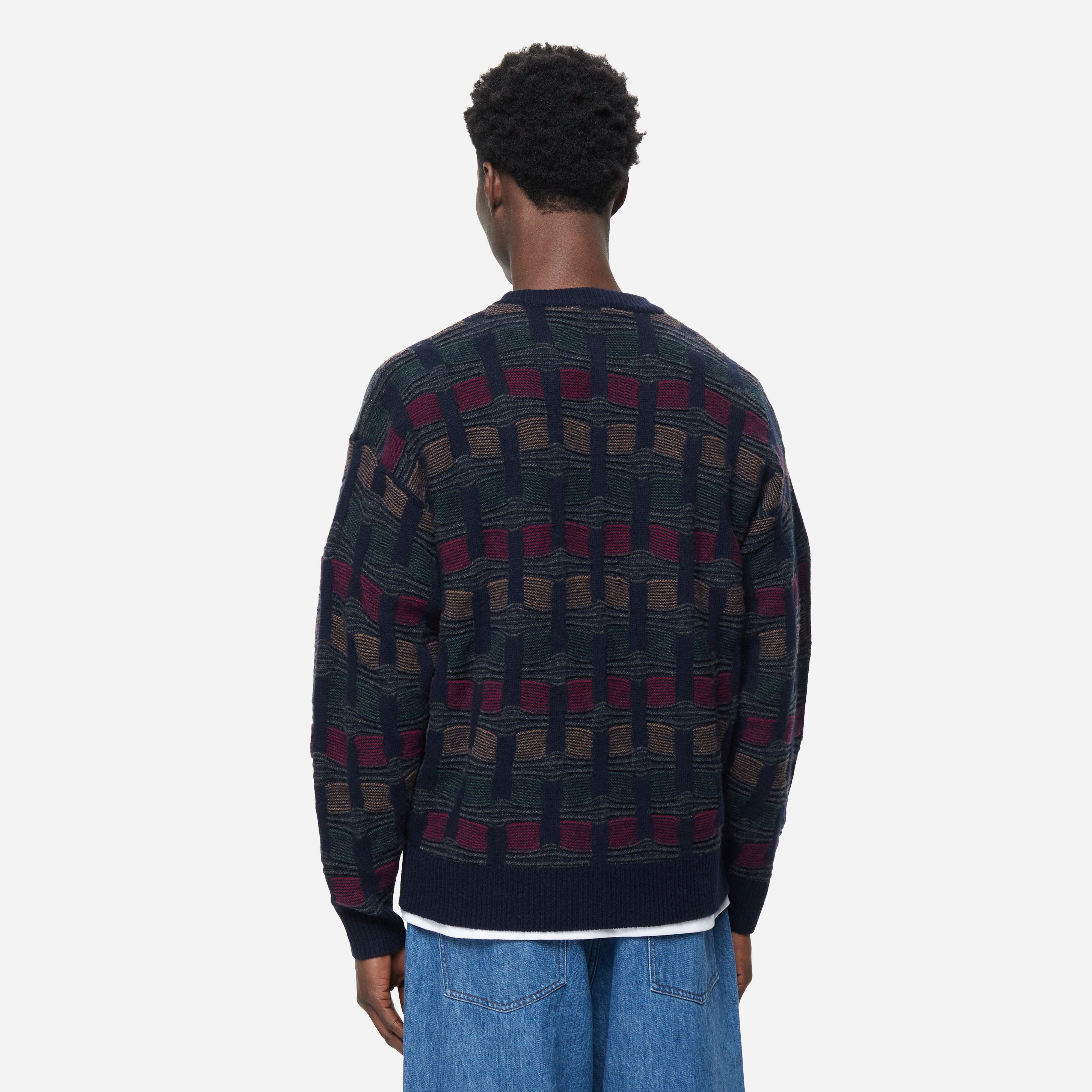 Farah Japan 3D Jaquard Crewneck Knit Sweatshirt