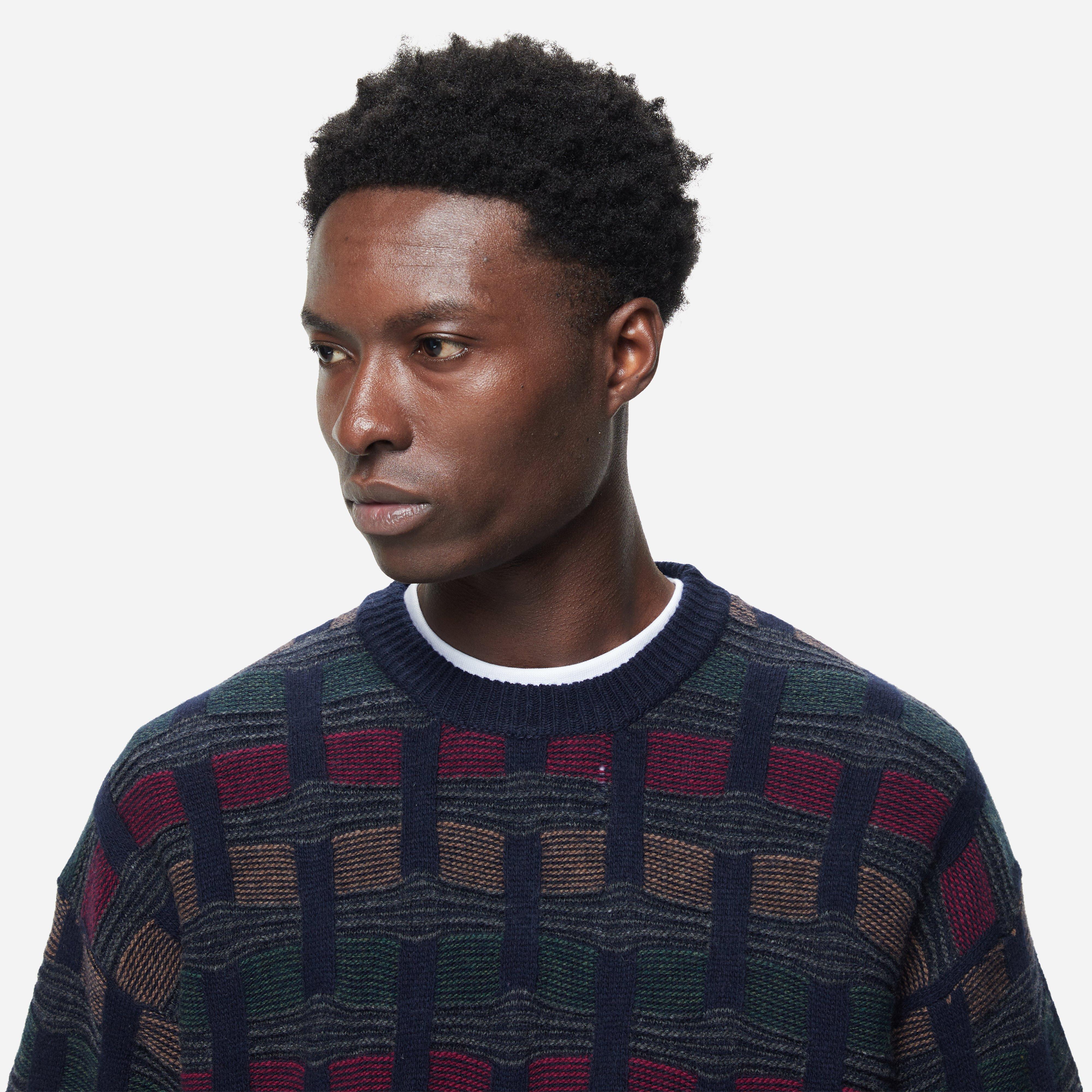 Farah Japan 3D Jaquard Crewneck Knit Sweatshirt