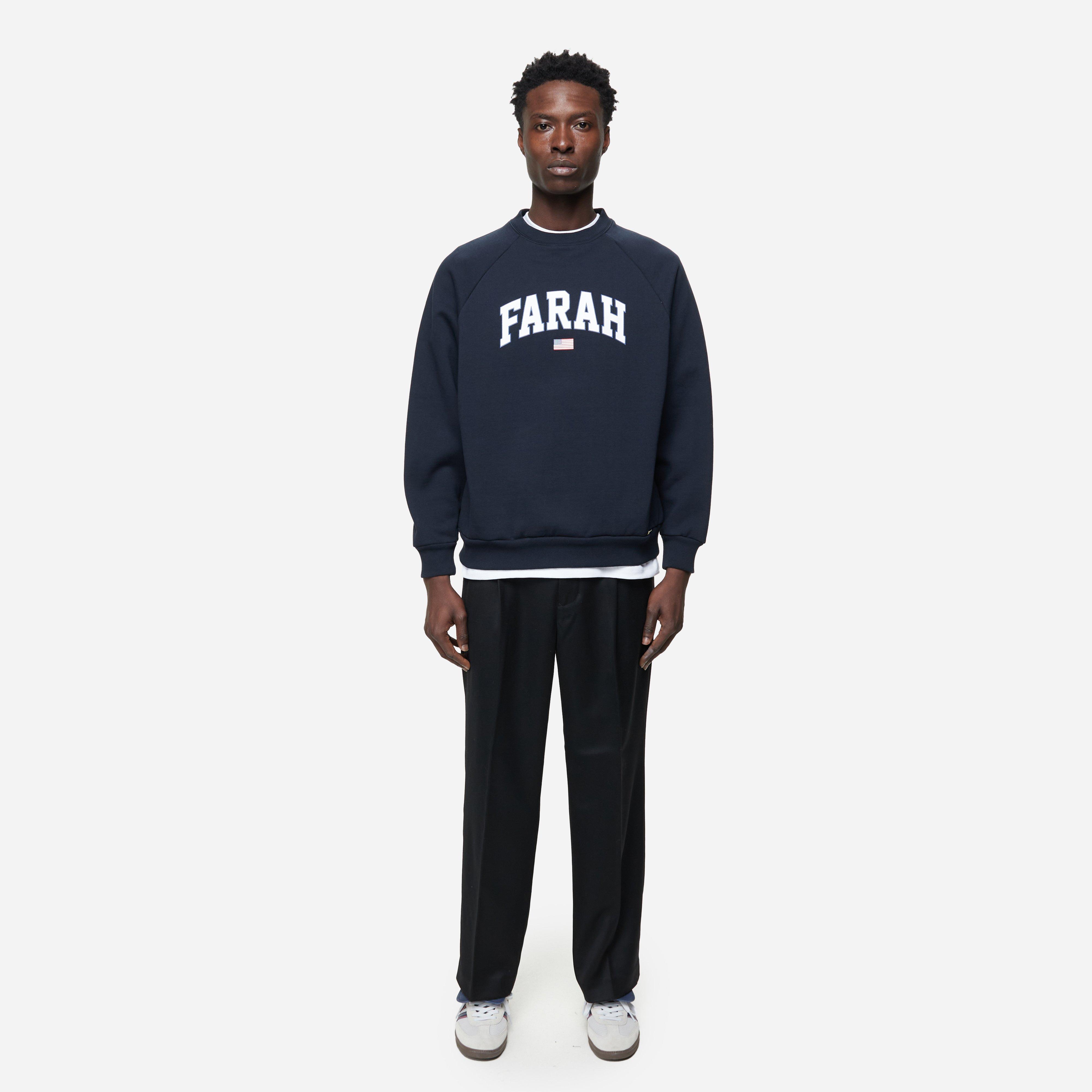 Farah Japan College Crewneck Sweatshirt