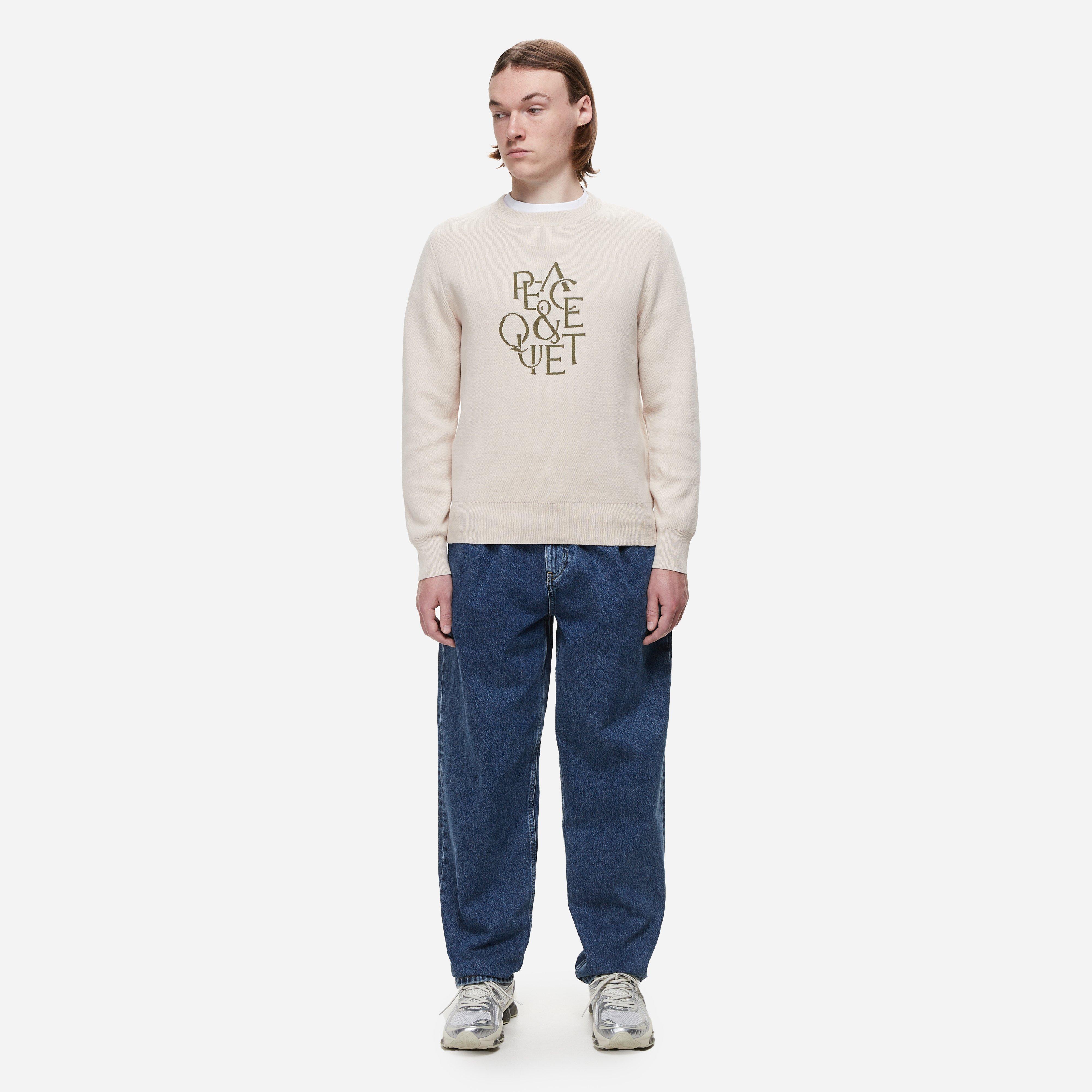 Museum of Peace and Quiet Serif Jacquard Sweatshirt