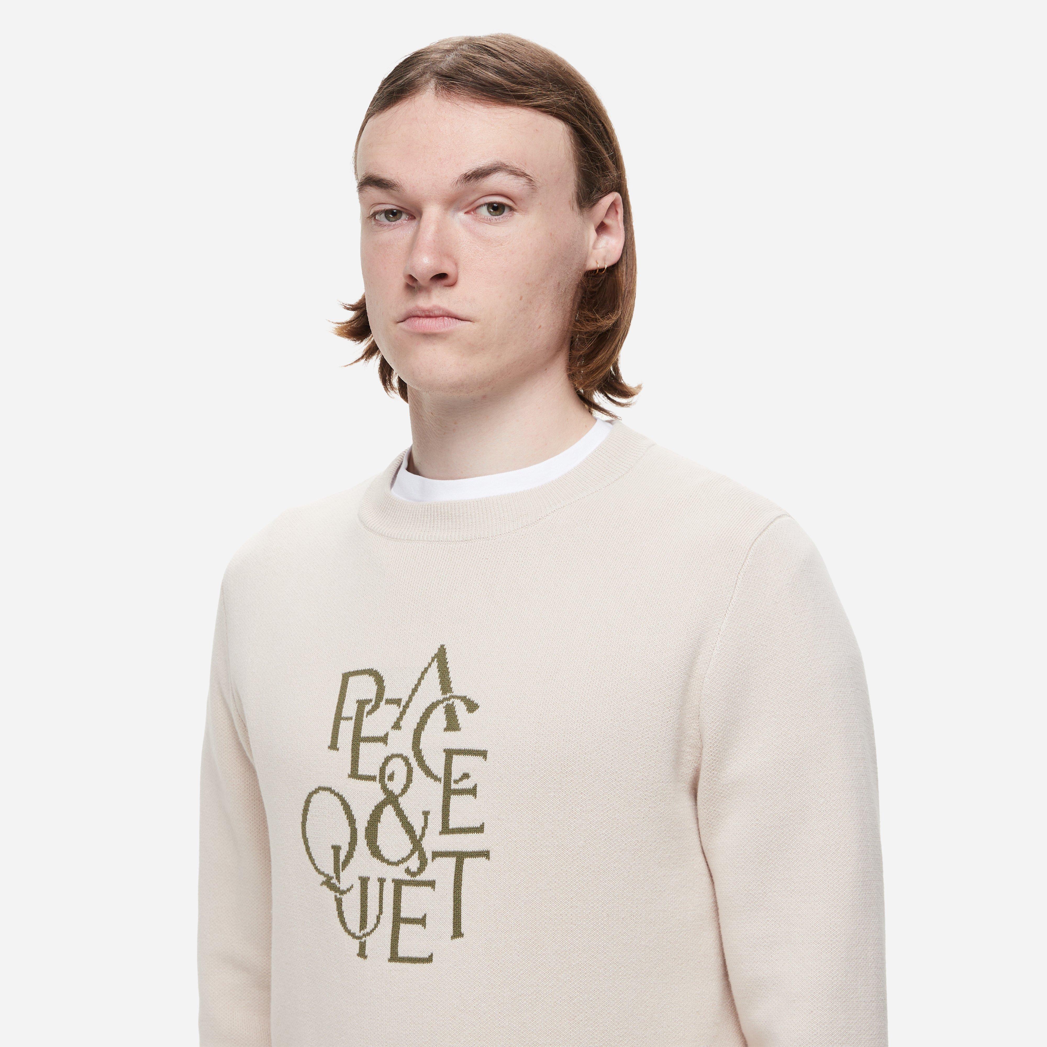 Museum of Peace and Quiet Serif Jacquard Sweatshirt
