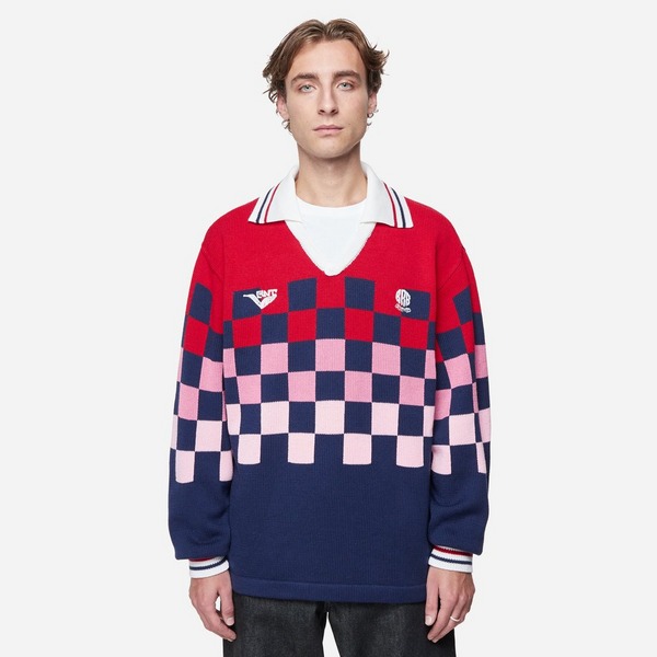 NVY RICE NINE TEN Knit Soccer Jersey | HIP NVY RICE NINE TEN Knit Soccer Jersey | HIP