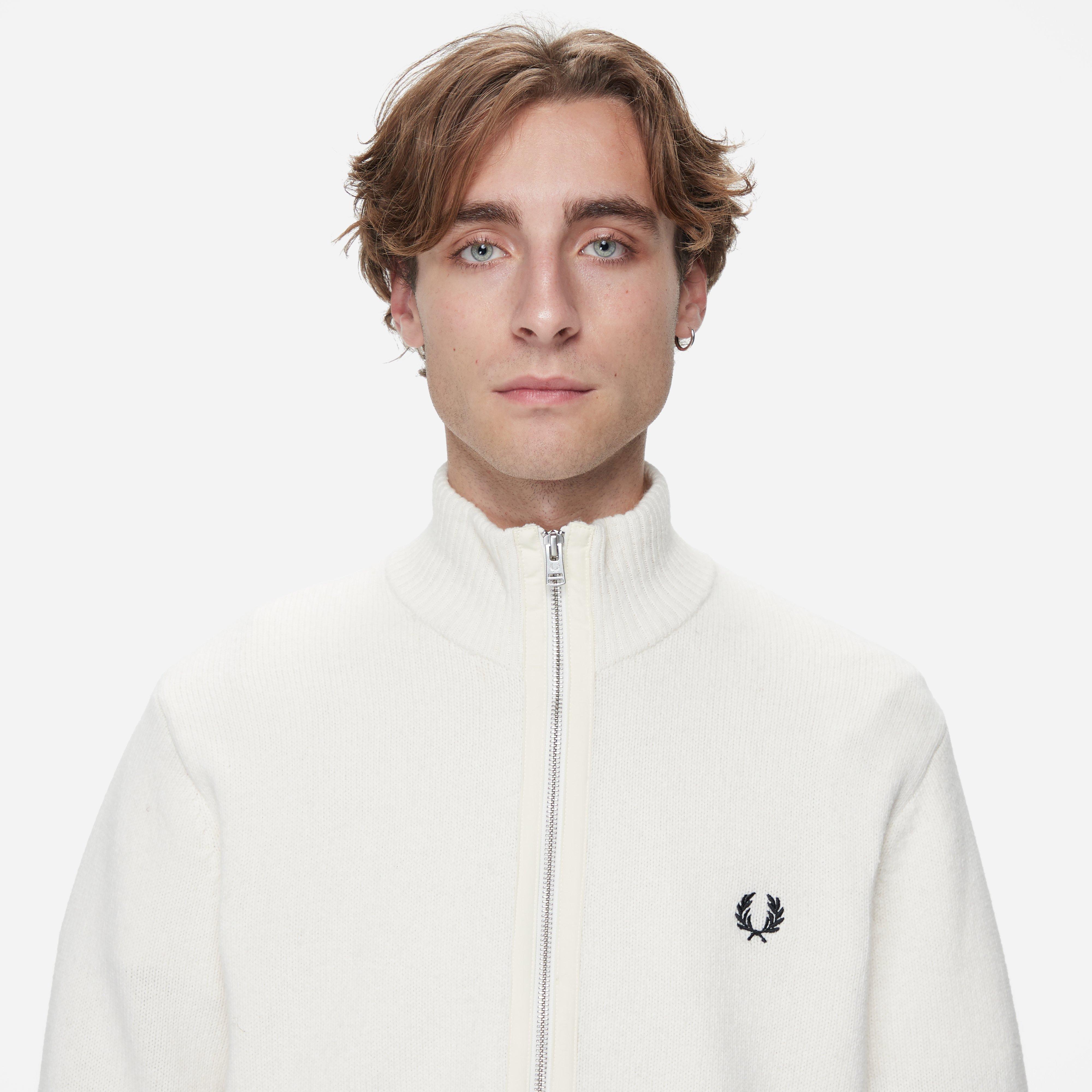 Fred Perry Chunky Rib Zip Cardigan