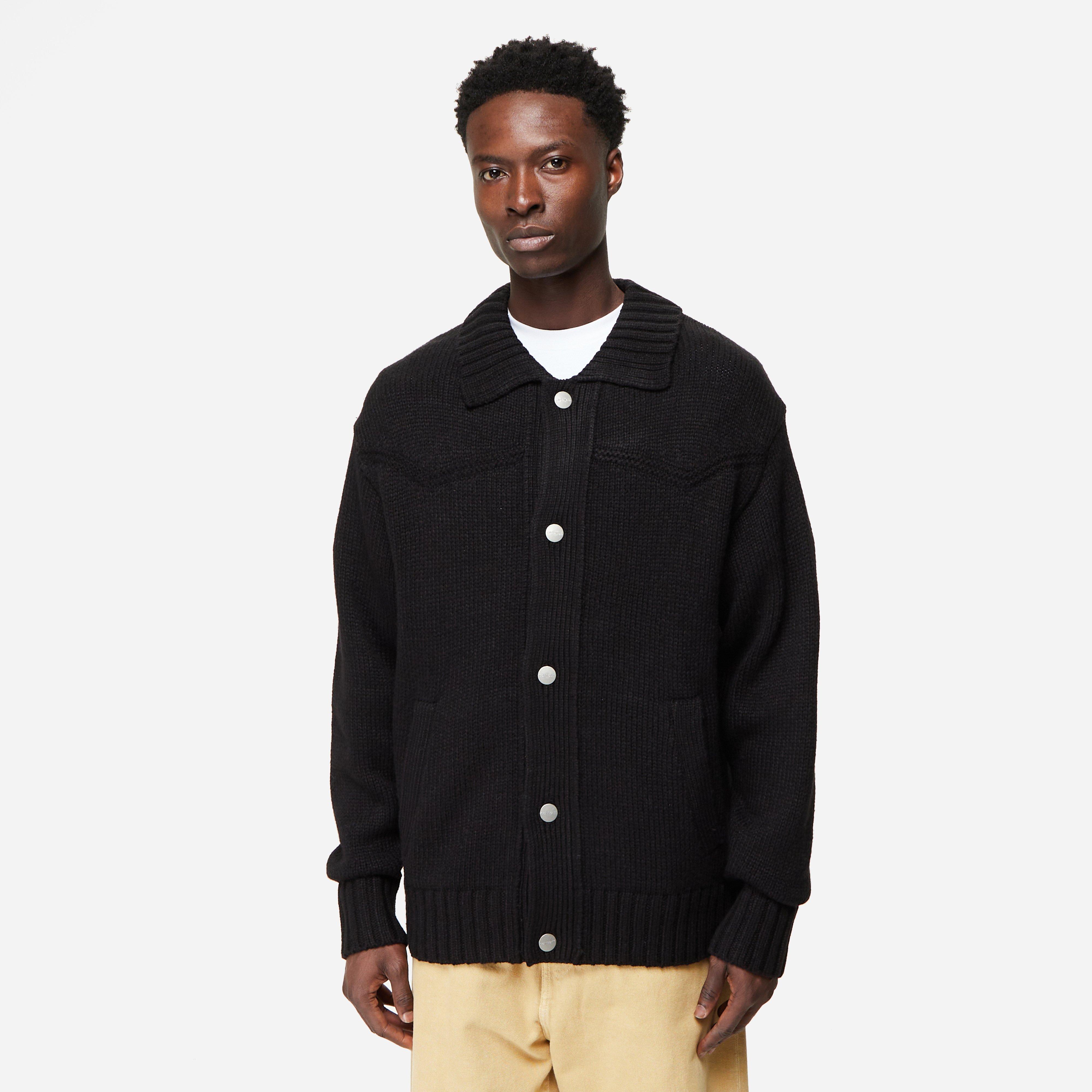 Black Carhartt WIP Santa Fe Cardigan | HIP