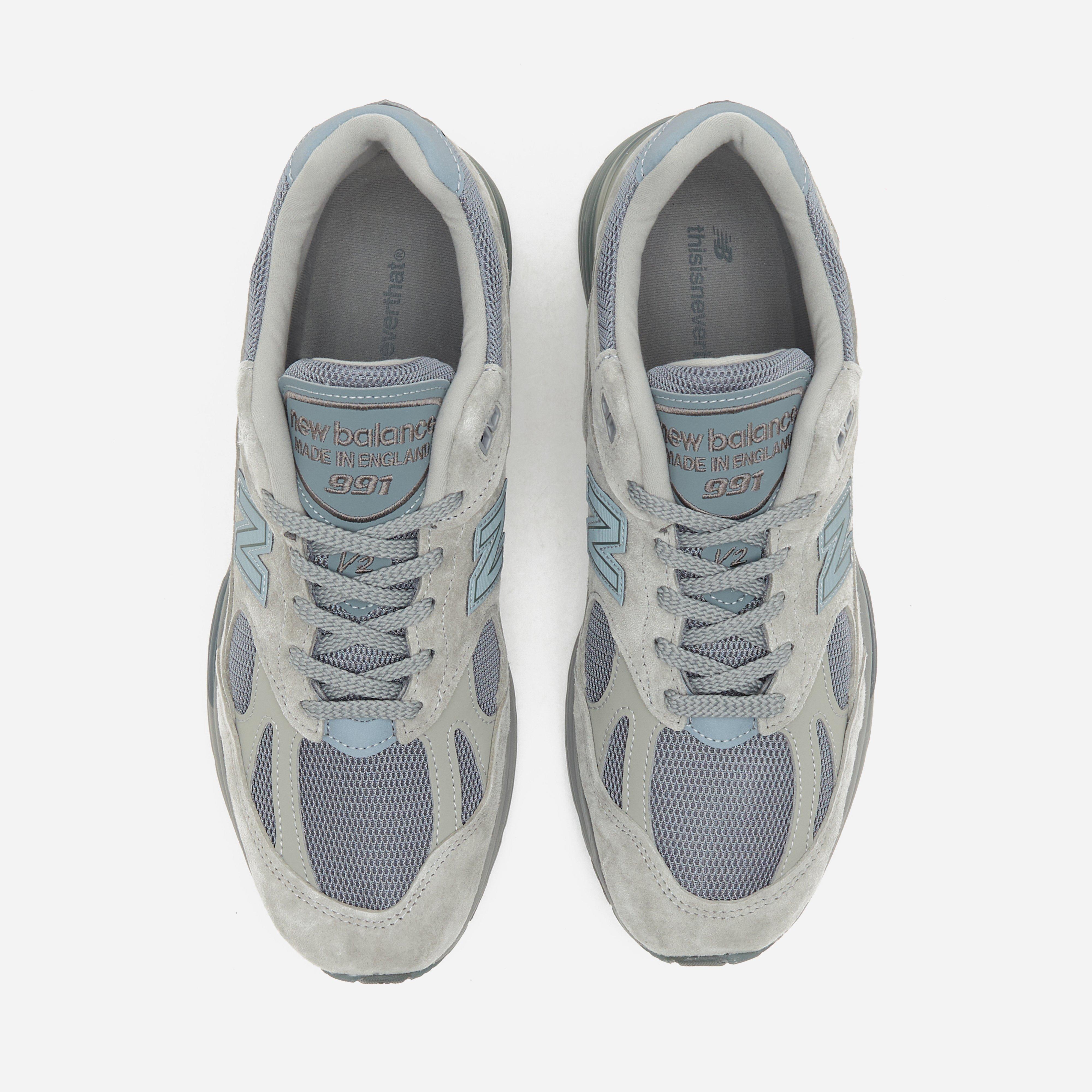 ★New Balance x Thisisneverthat★991v2 Made in UK★Grey Grey New Balance x thisisneverthat 991v2 | HIP
