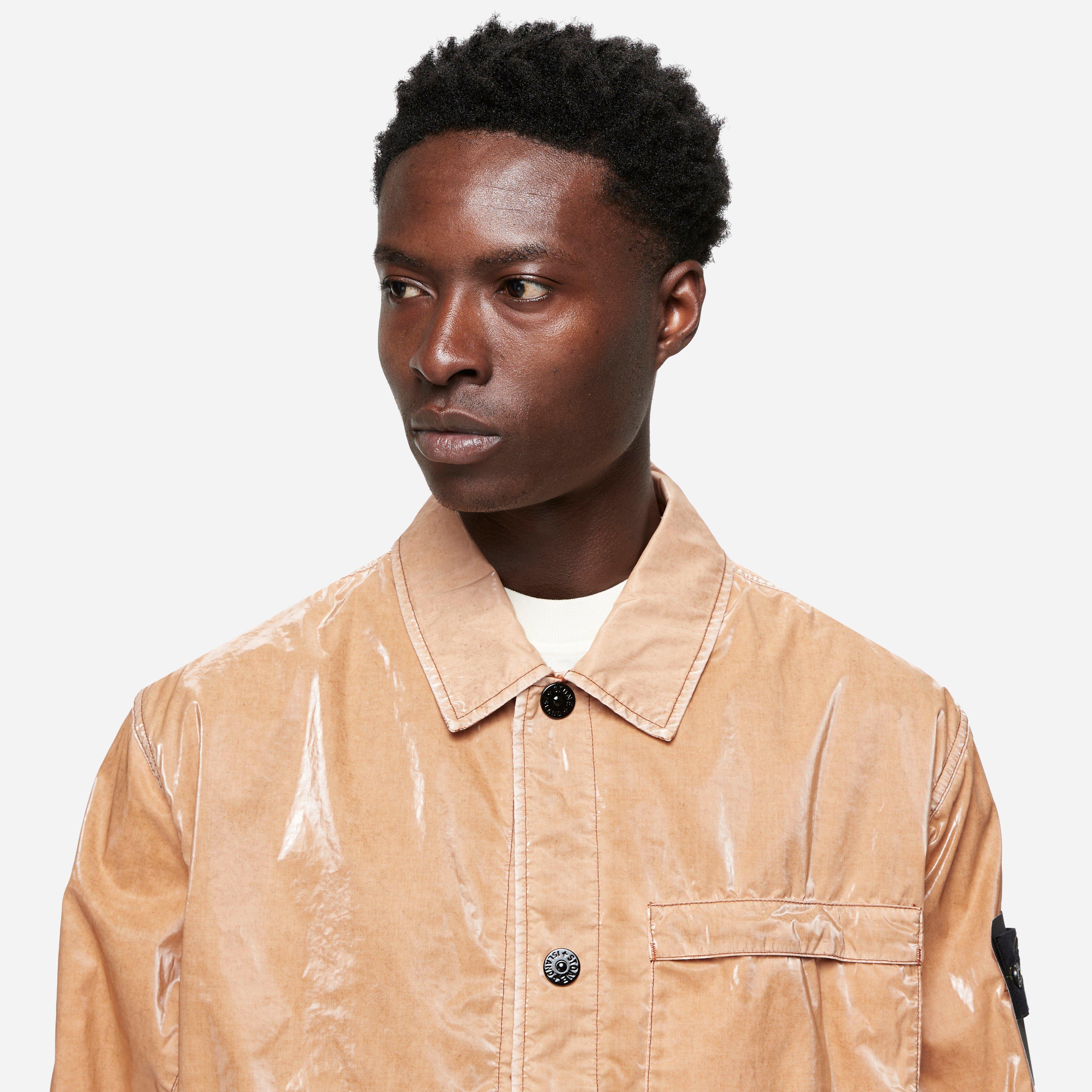 Stone Island 4100065 Mussola Prismatica 'Pietra' Jacket