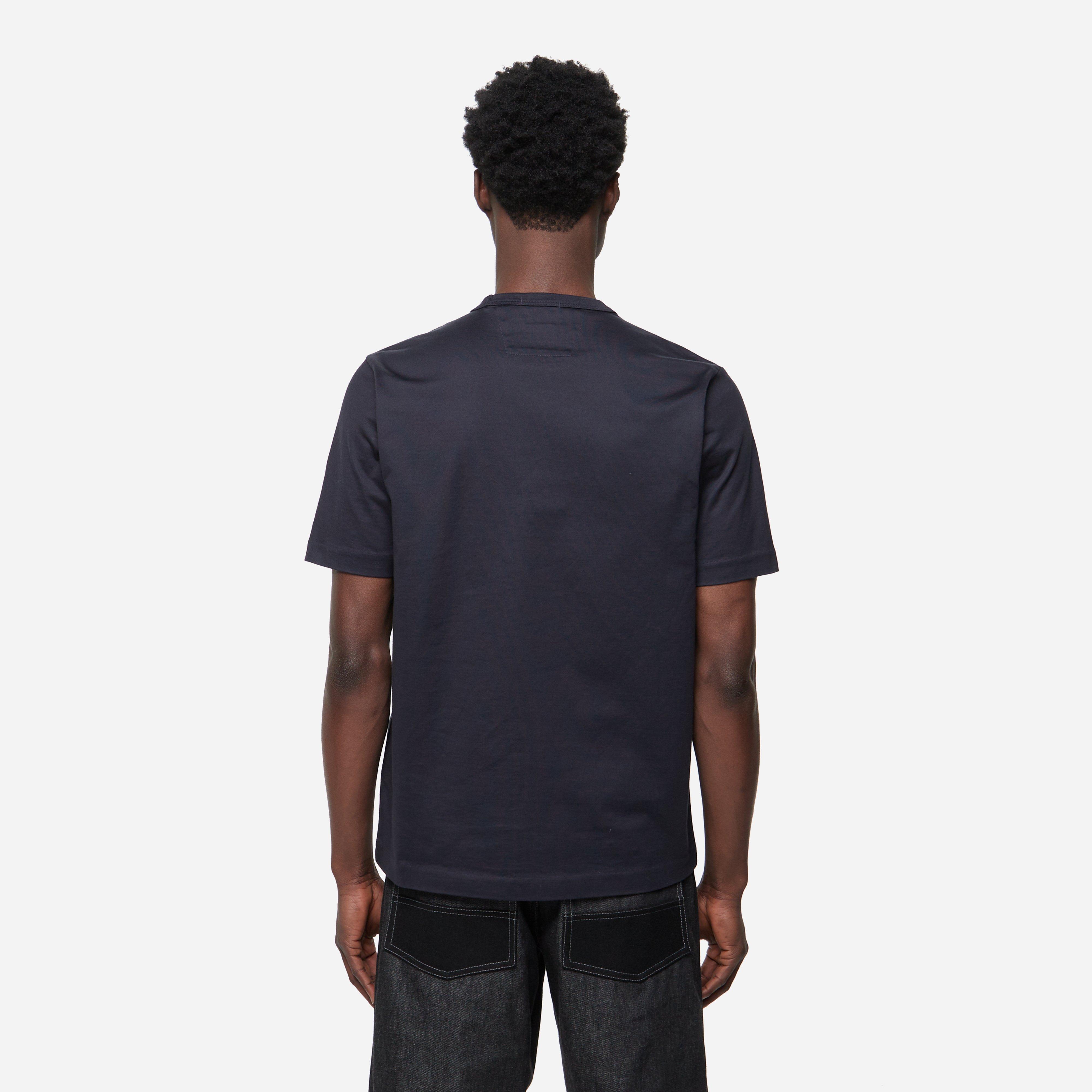 C.P. Company 30/2 Mercerized Twisted Embroidery T-Shirt