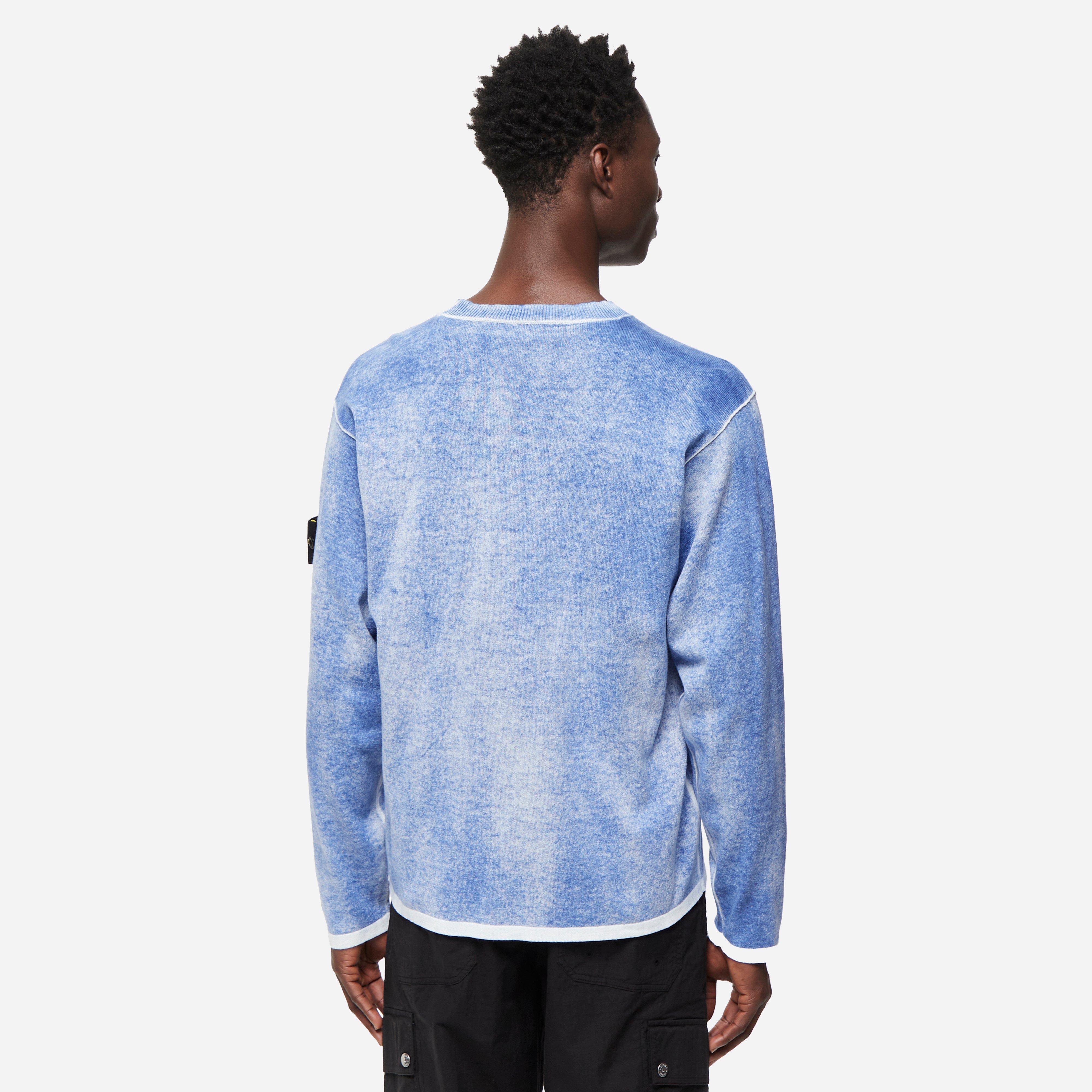 Stone Island Spray Crew Knit Sweatshirt