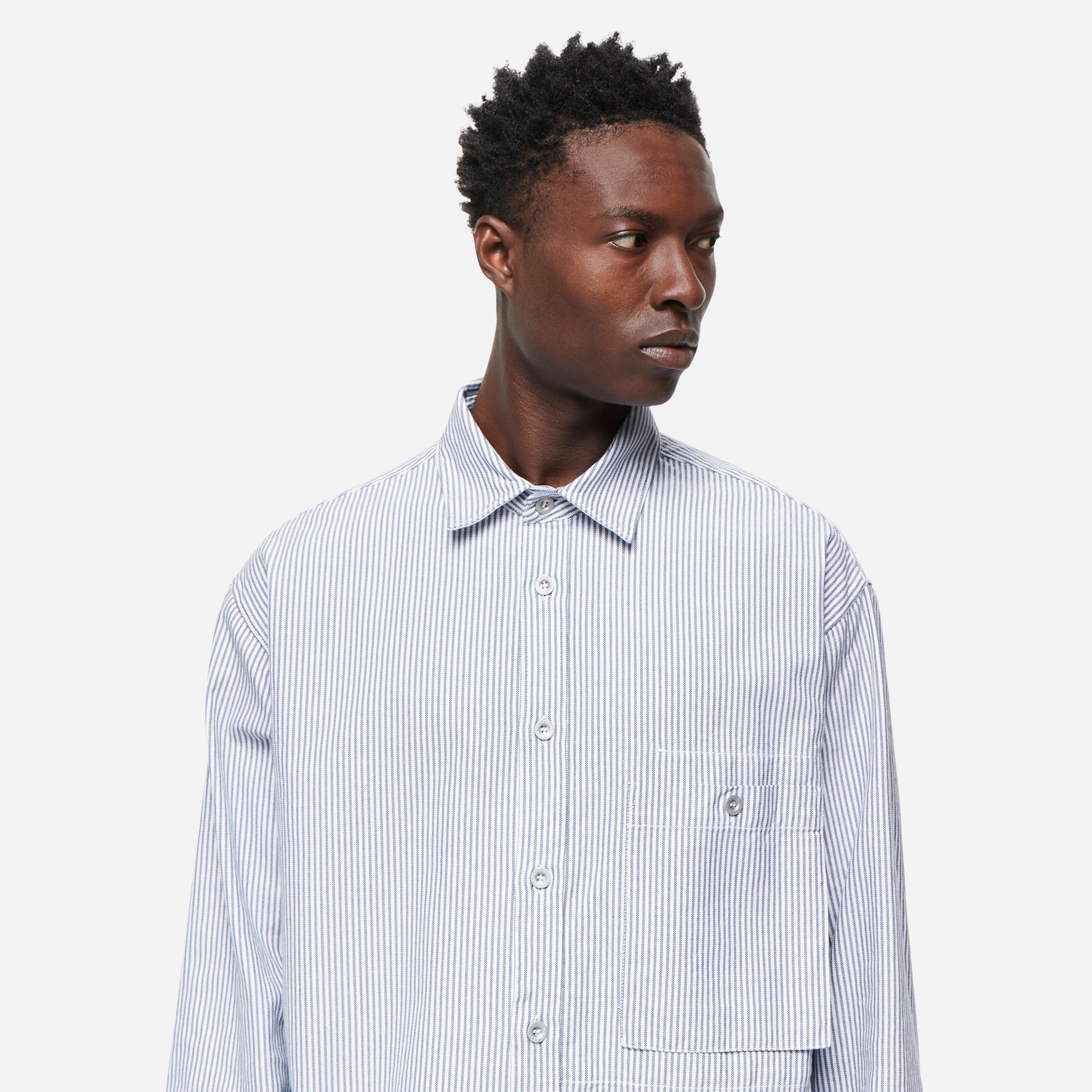 Stone Island Marina Stripe Oxford Shirt