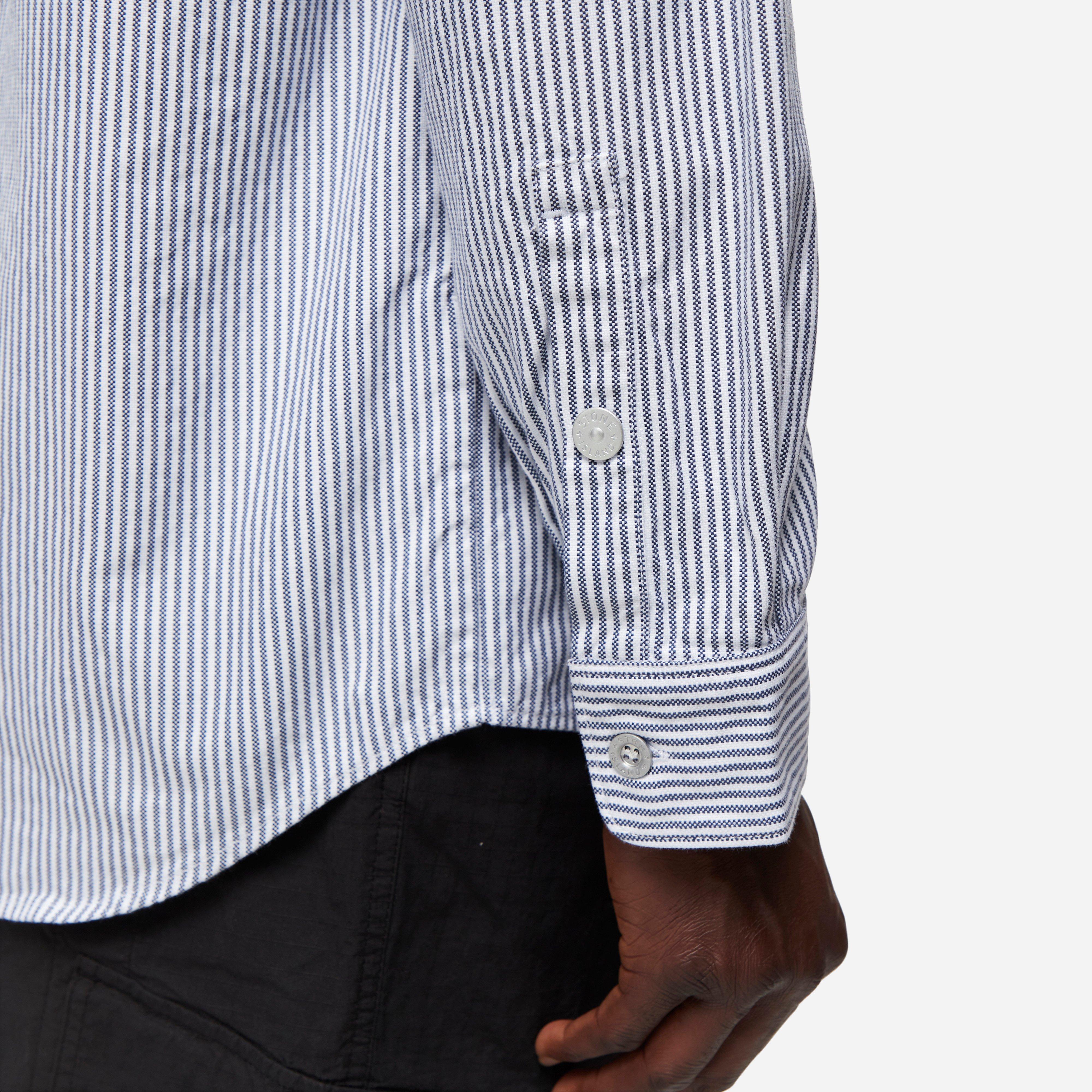 Stone Island Marina Stripe Oxford Shirt