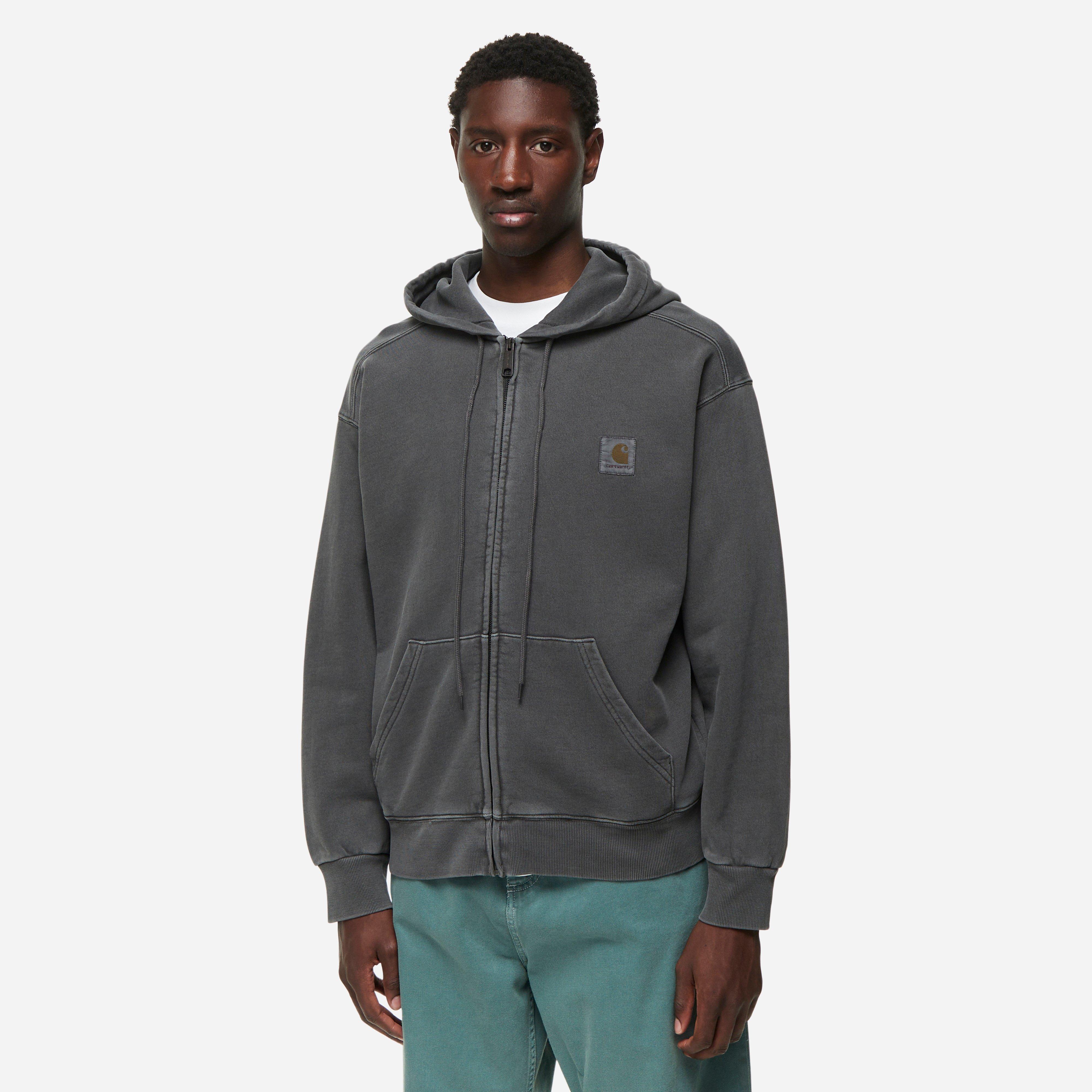 Brown Carhartt Sherpa Lined Hooded Sweatshirt Jual CARHARTT WIP
