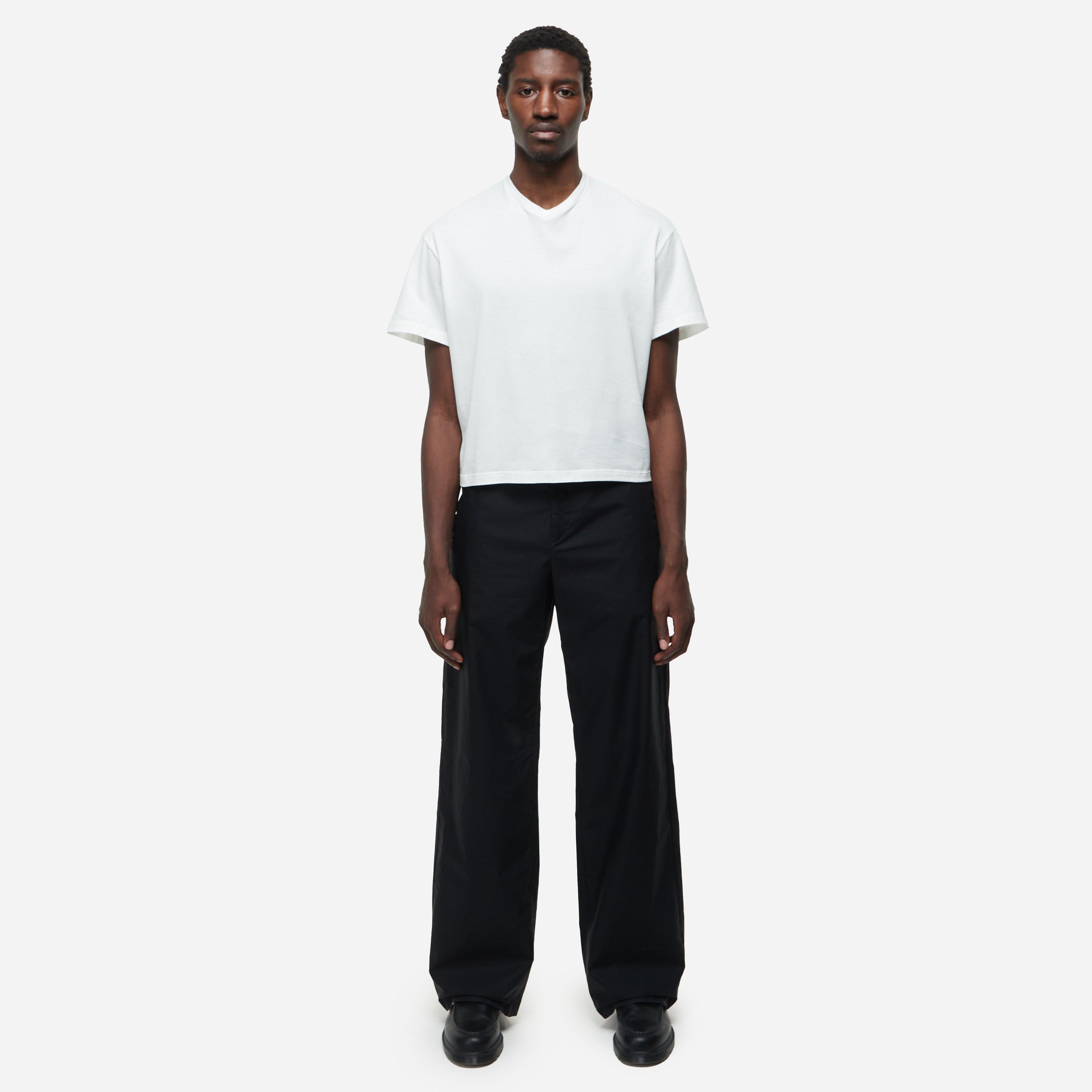 RIER Waxed Poplin Trousers