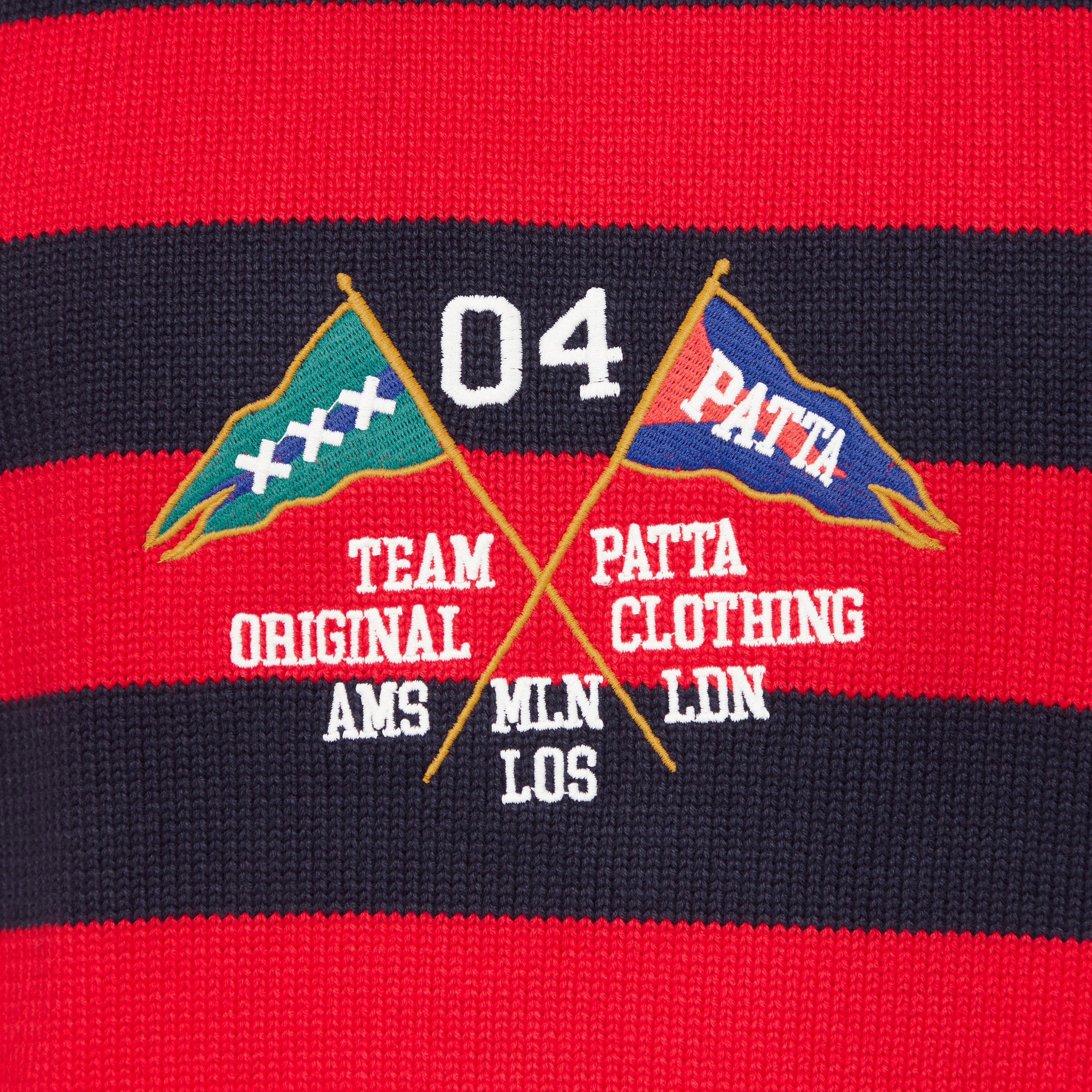 Patta Striped Knit Sweatshirt