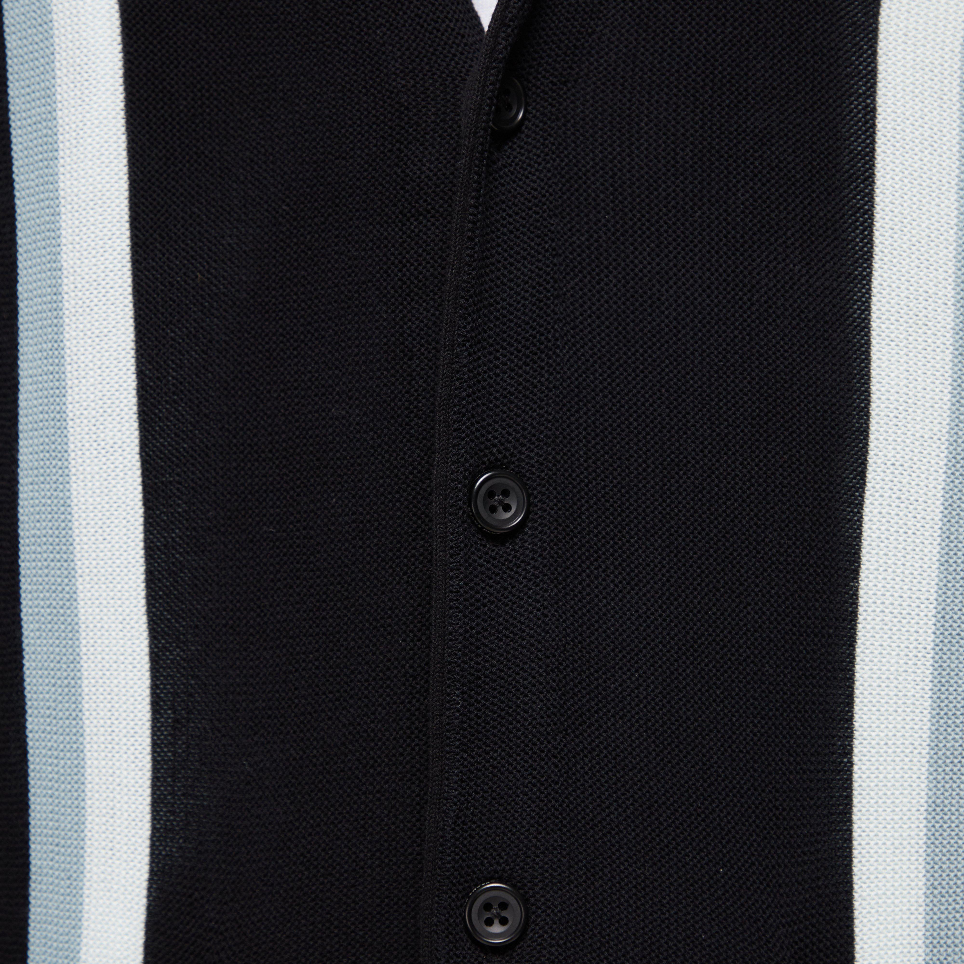 Beams Plus Striped Cotton Cardigan