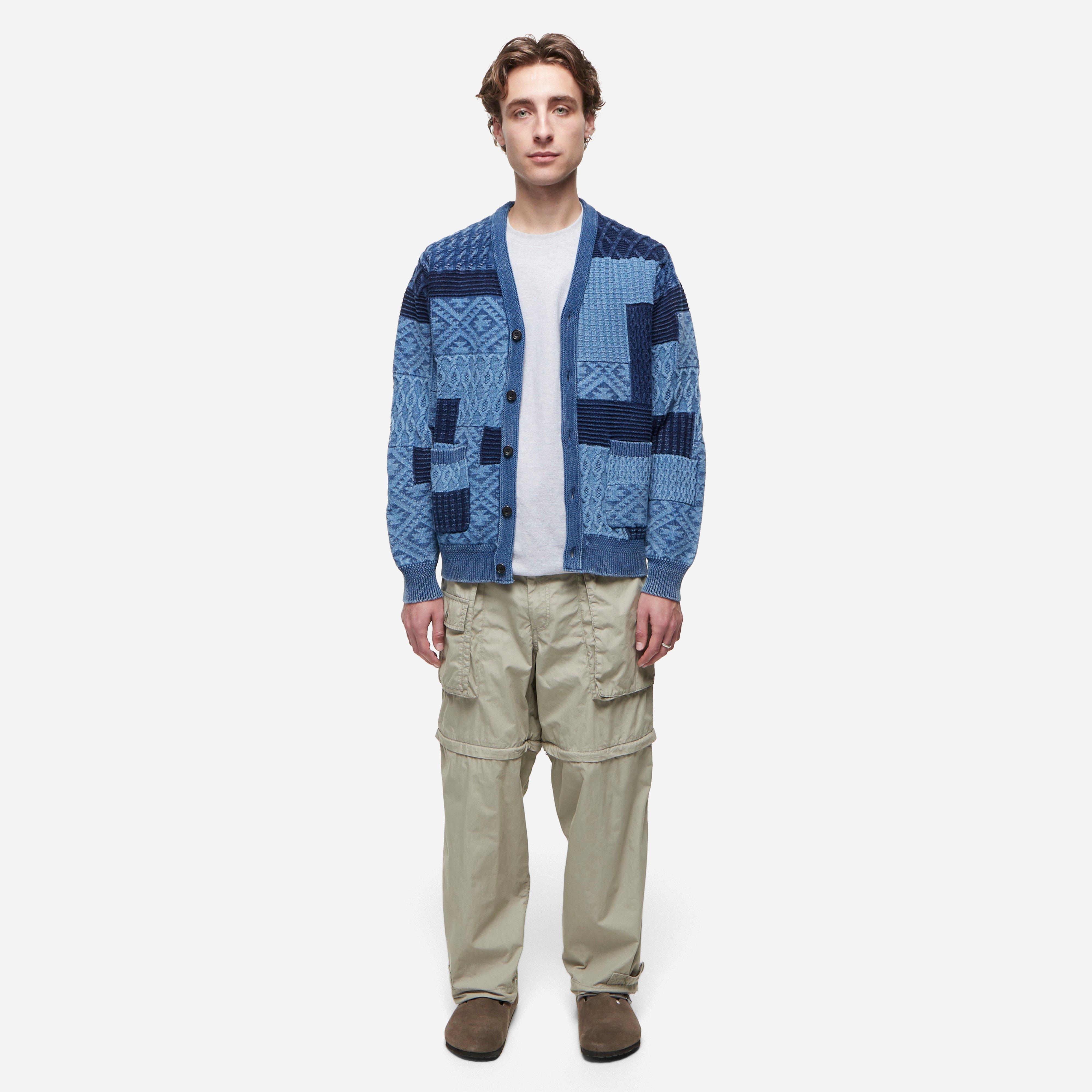 Beams Plus Patchwork Cardigan