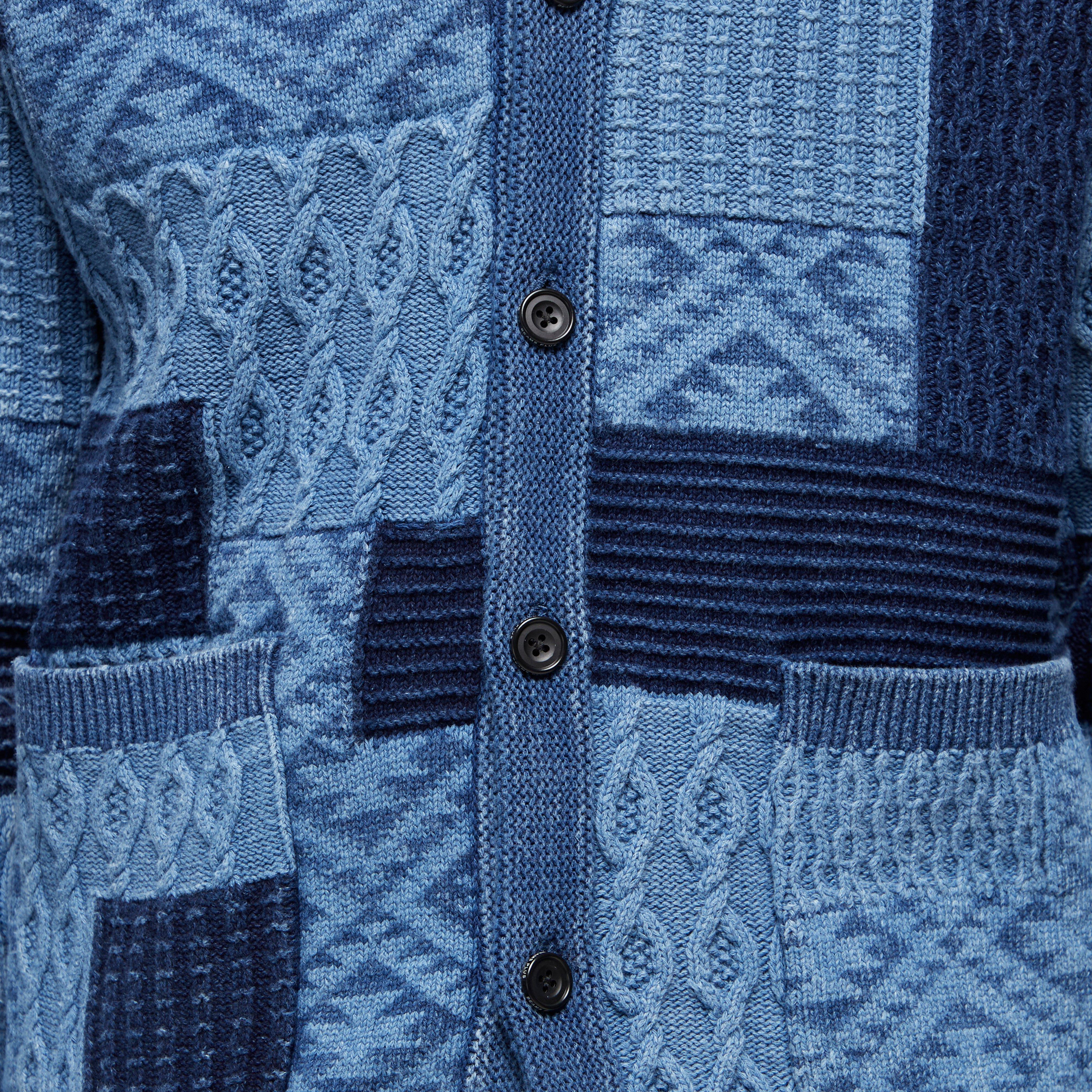 Beams Plus Patchwork Cardigan