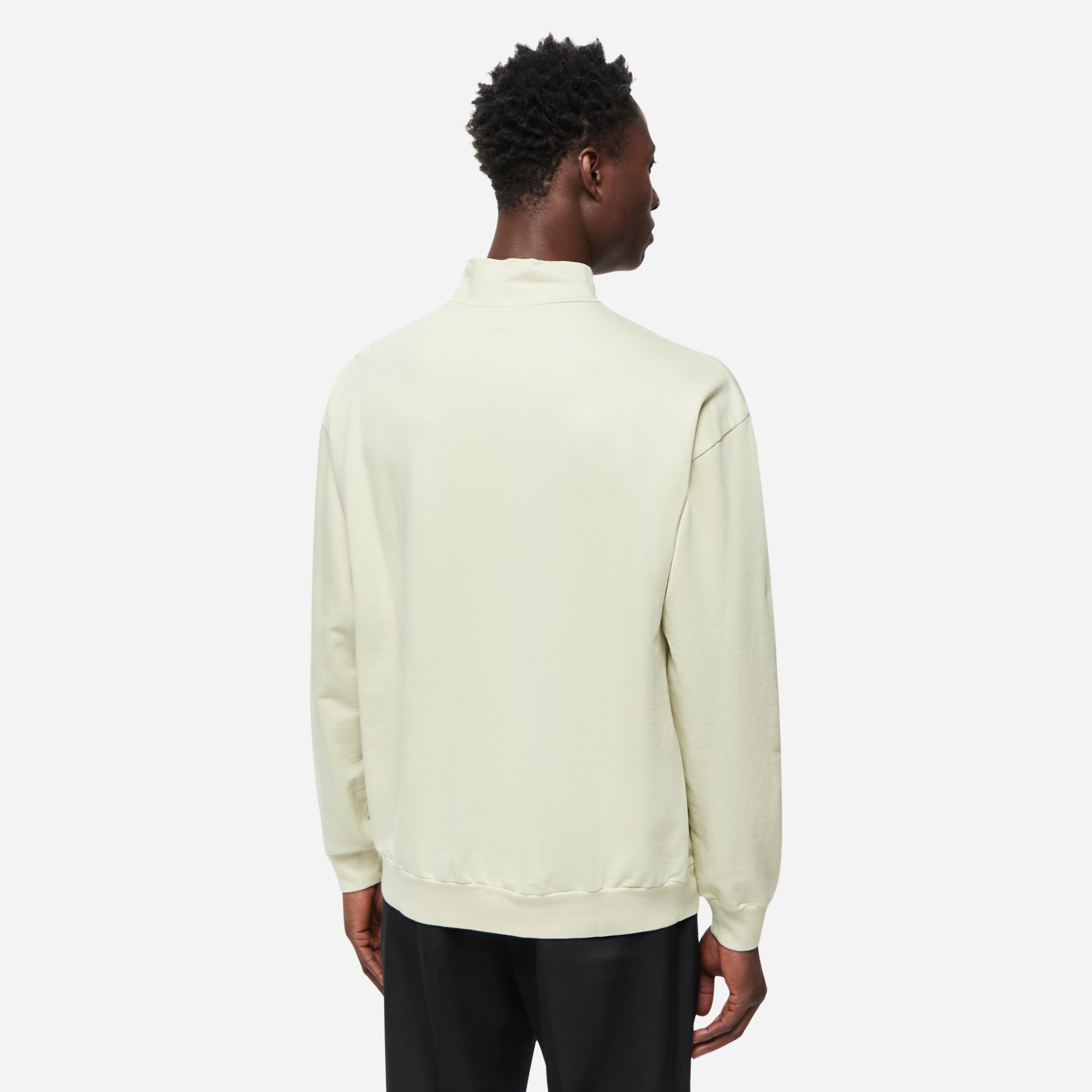 Auralee High Gauge Half Zip Sweatshirt
