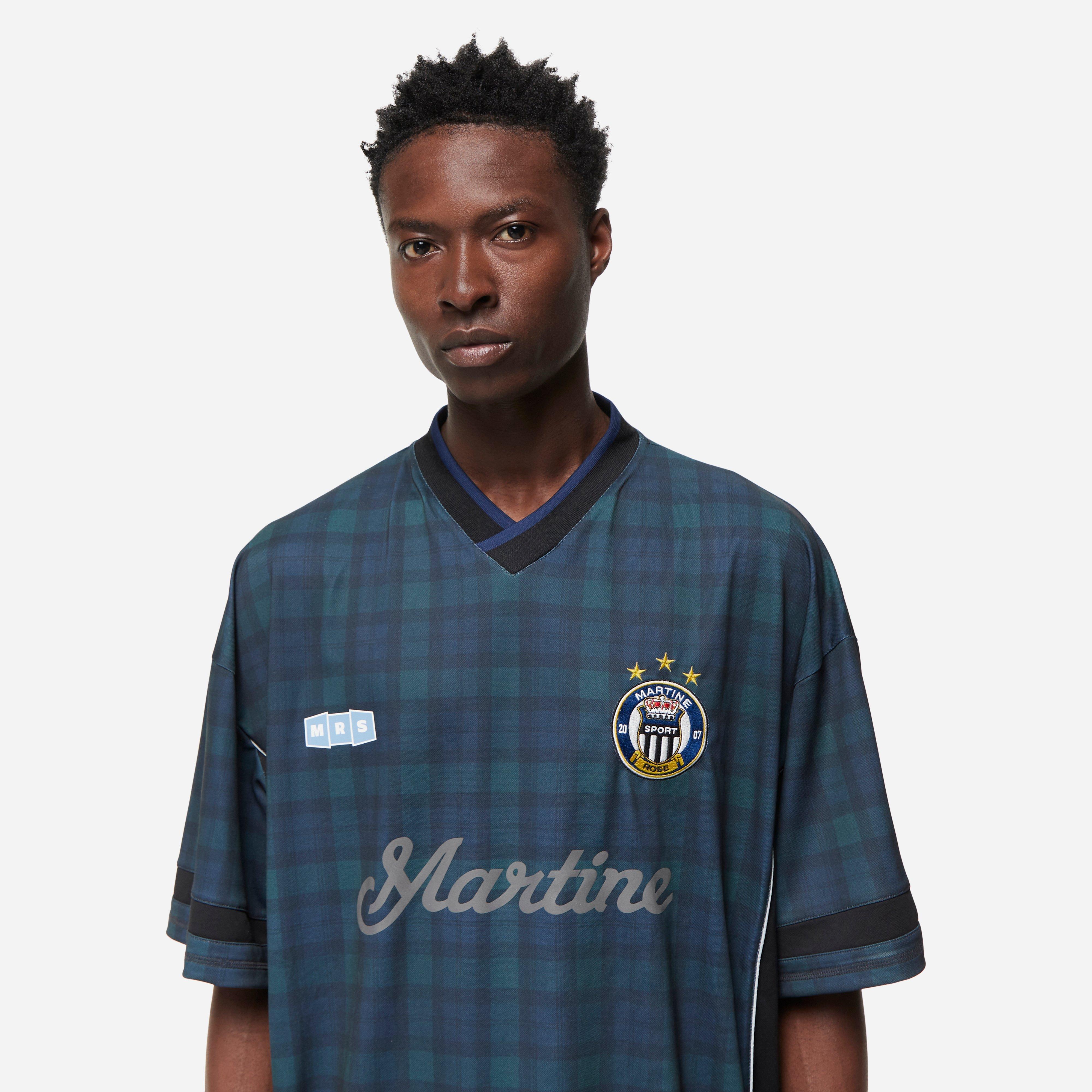 Navy Martine Rose Football Shirt HIP