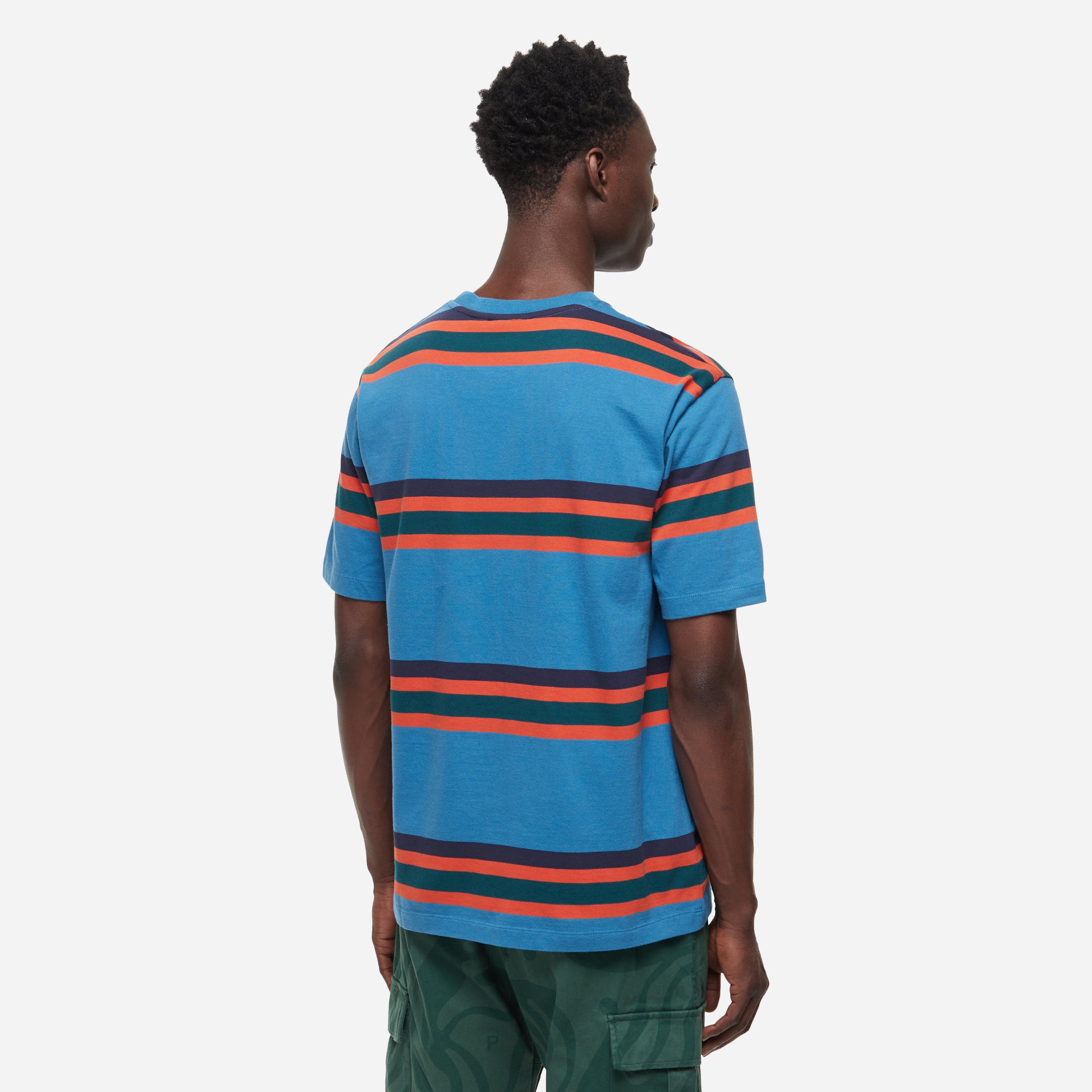 by Parra Script Striped T-Shirt