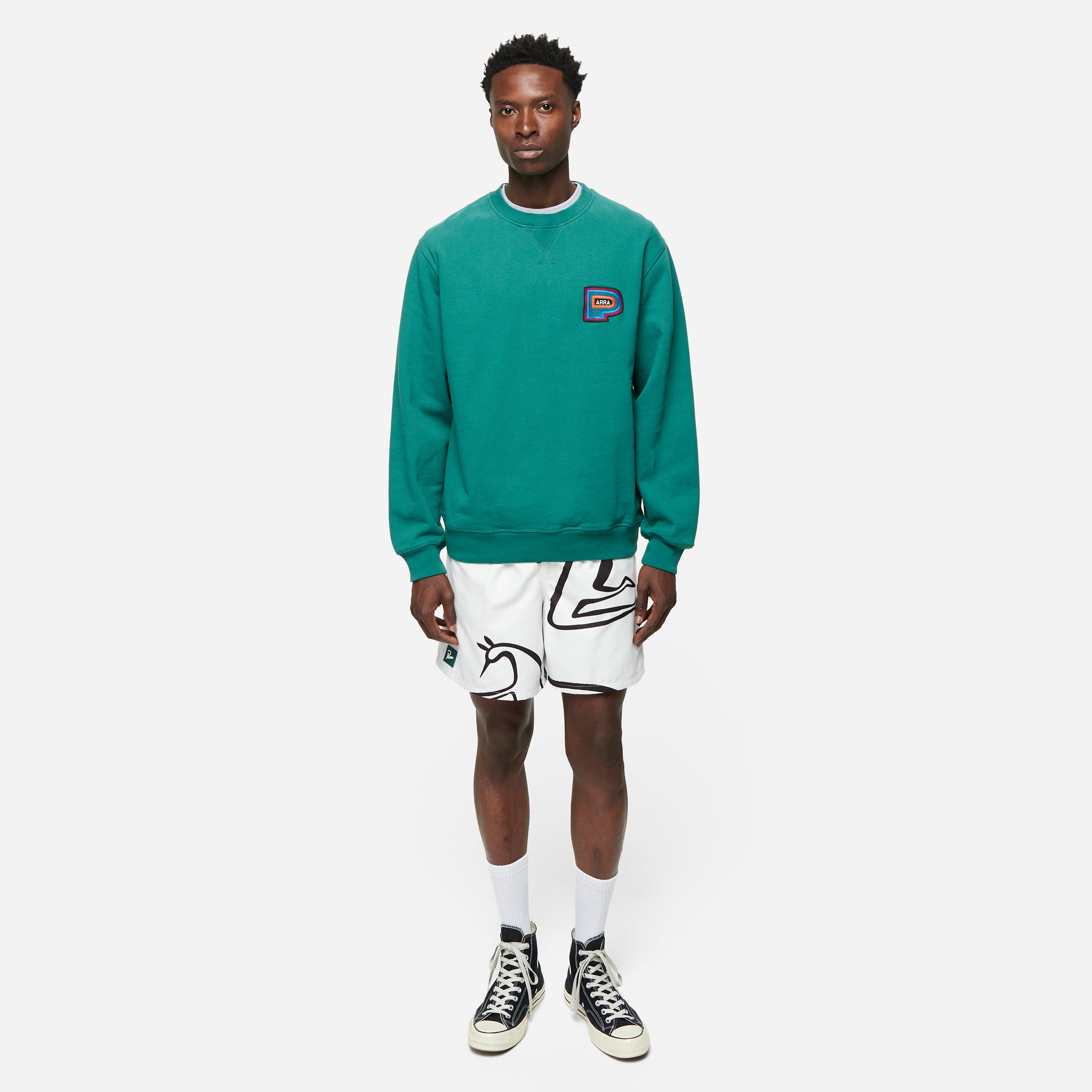 by Parra Repeat Pea Crew Neck Sweatshirt