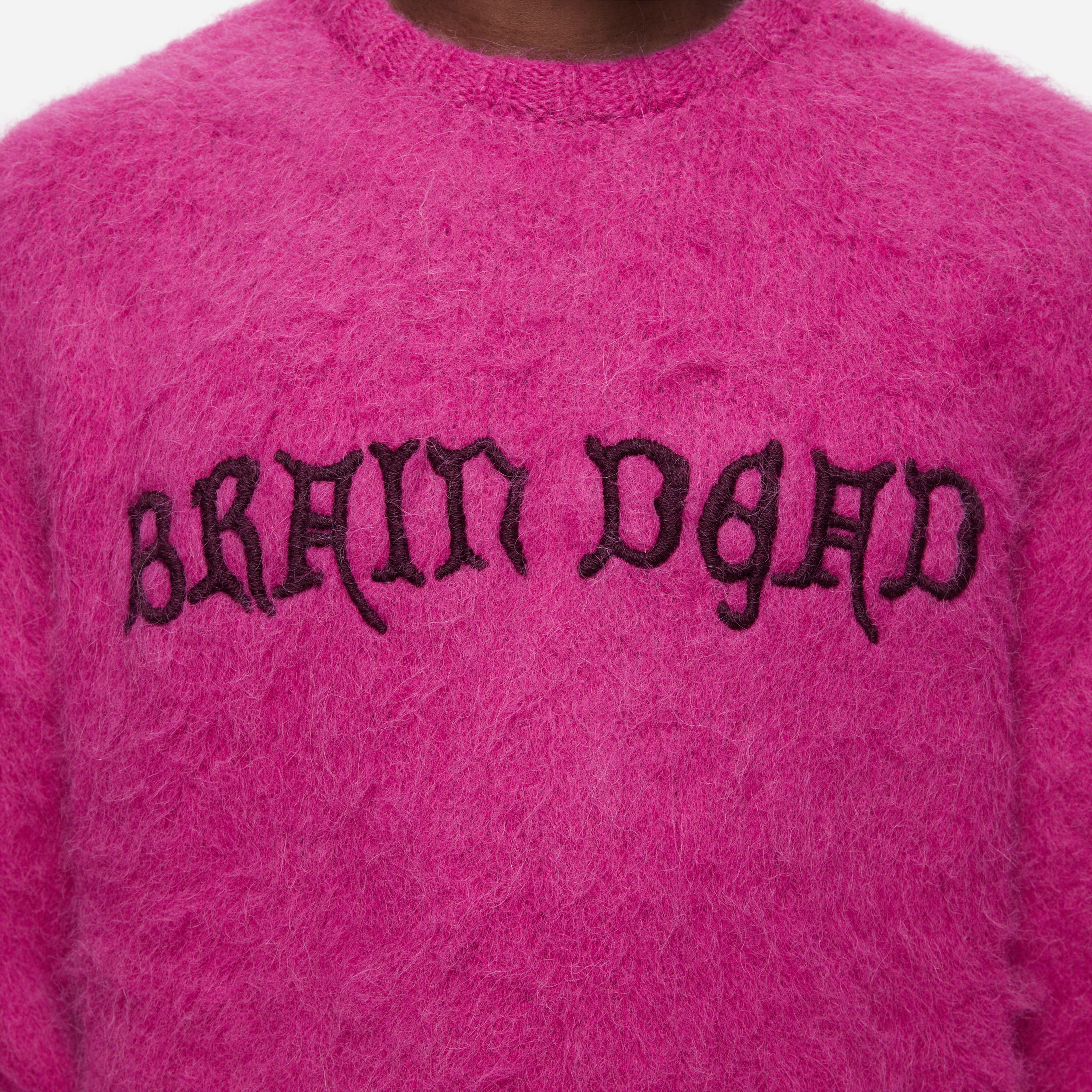 Brain Dead Boxy Knit Crew Sweat