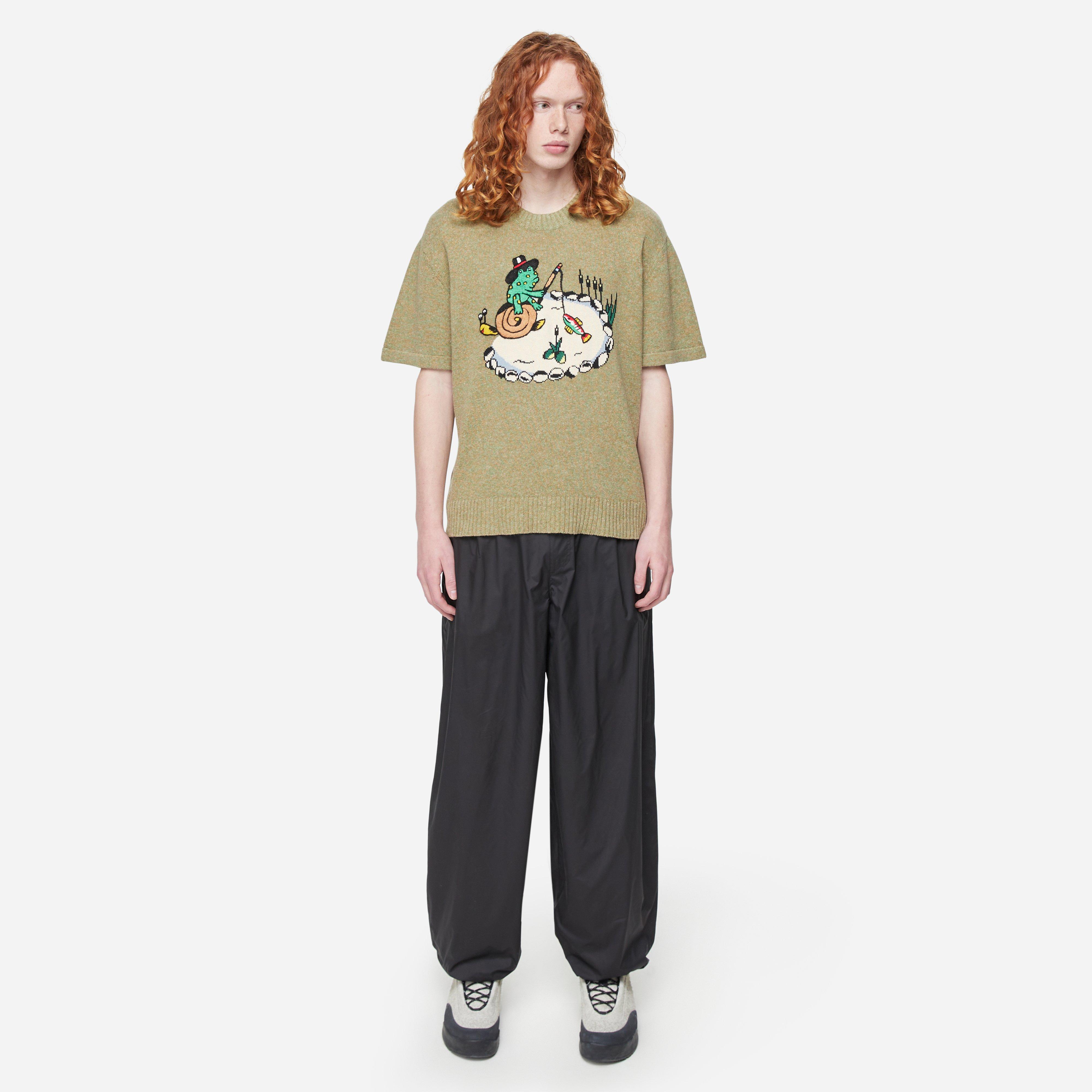Green Brain Dead x South2 West8 Short Sleeve Sweater | HIP