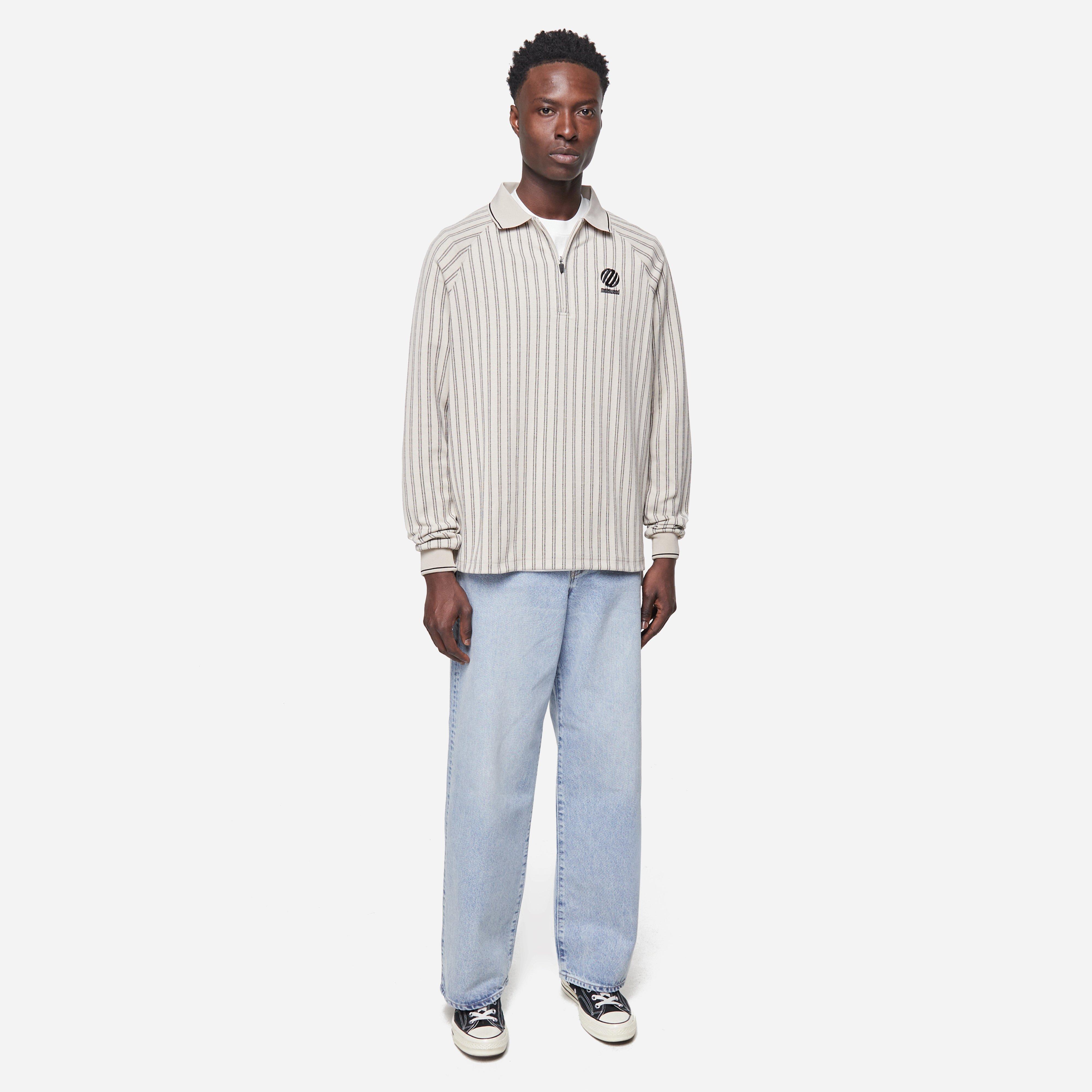 Metalwood Studio Ribbed LS Polo Shirt