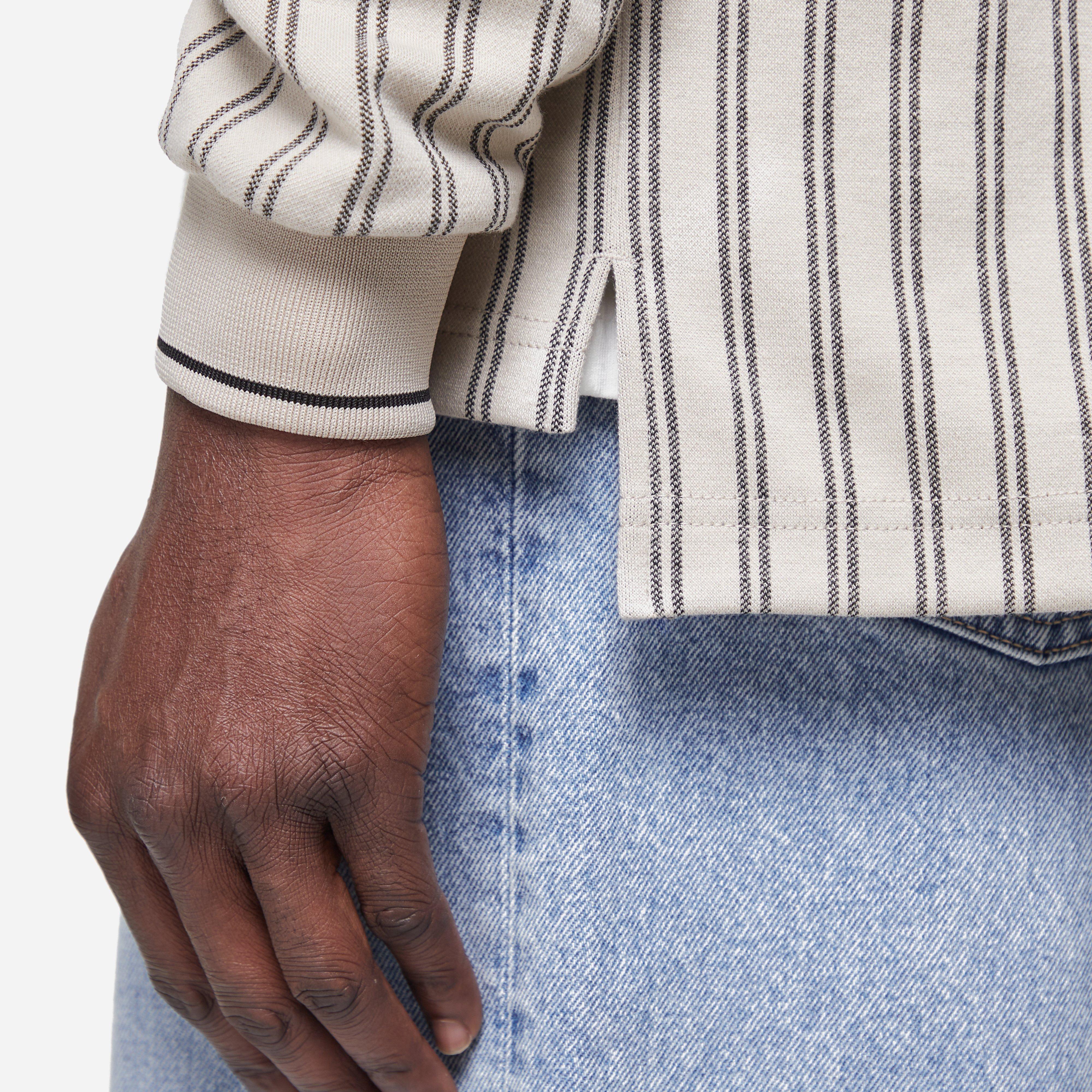 Metalwood Studio Ribbed LS Polo Shirt