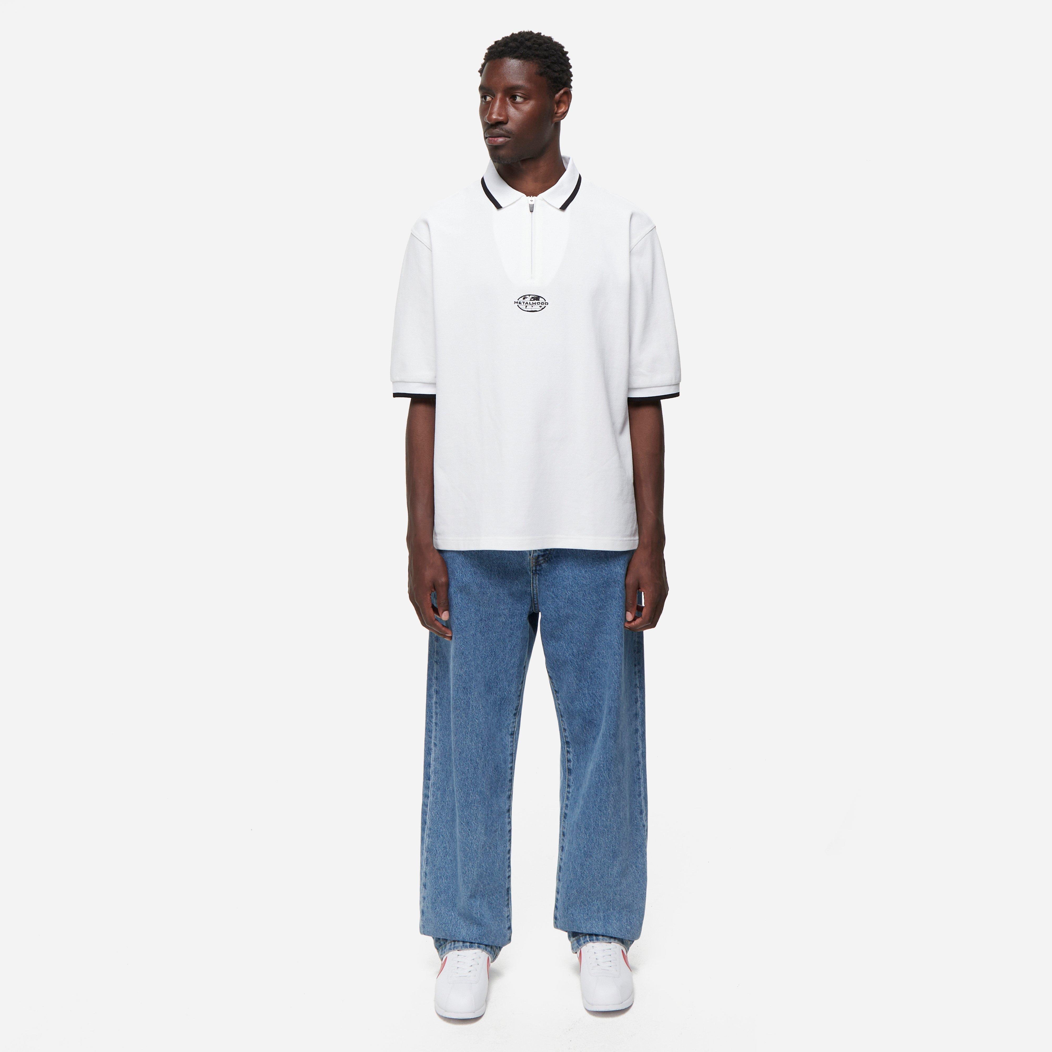 Metalwood Studio World Class Zip Polo Shirt