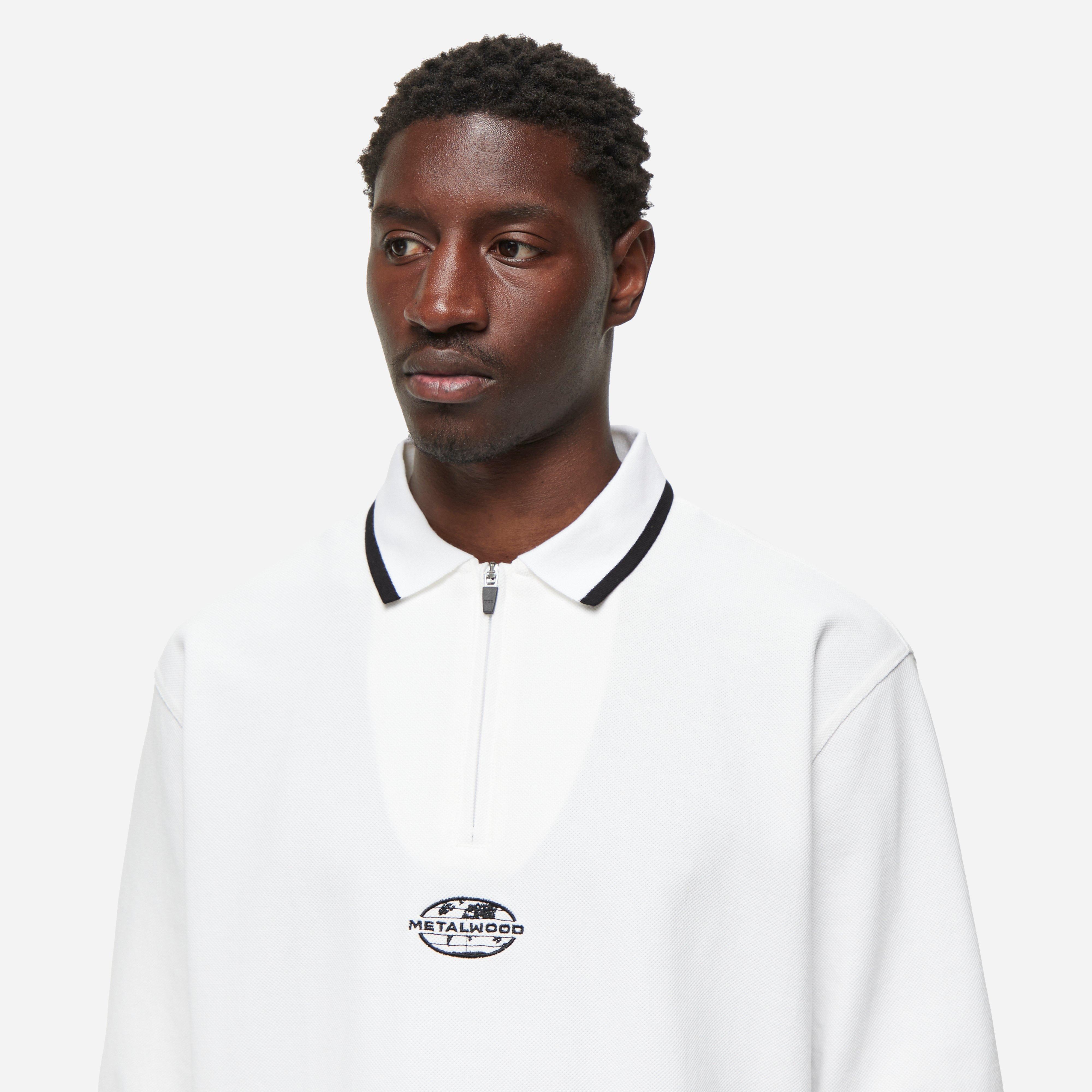 Metalwood Studio World Class Zip Polo Shirt
