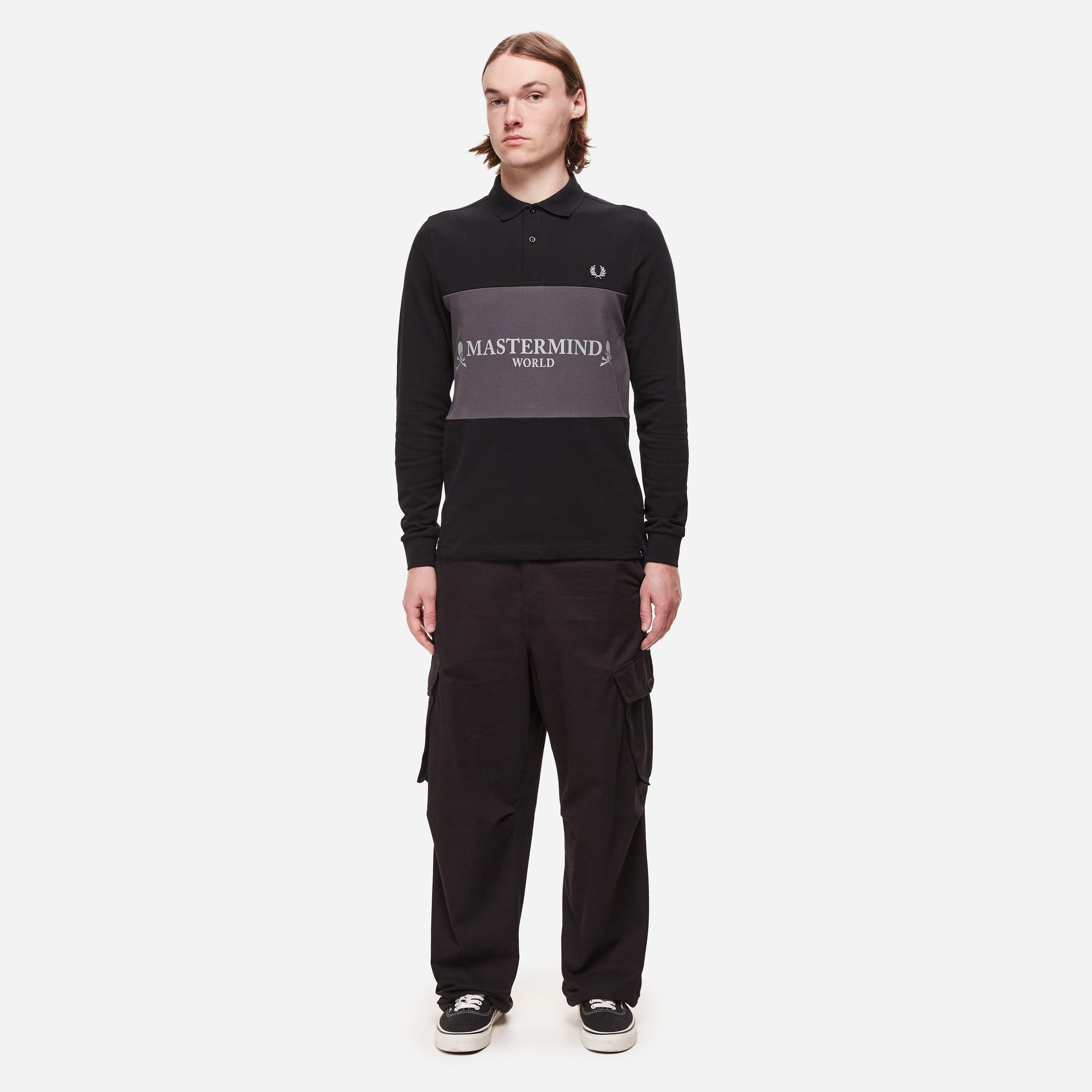 Fred Perry X Mastermind Cut And Sew Polo Shirt