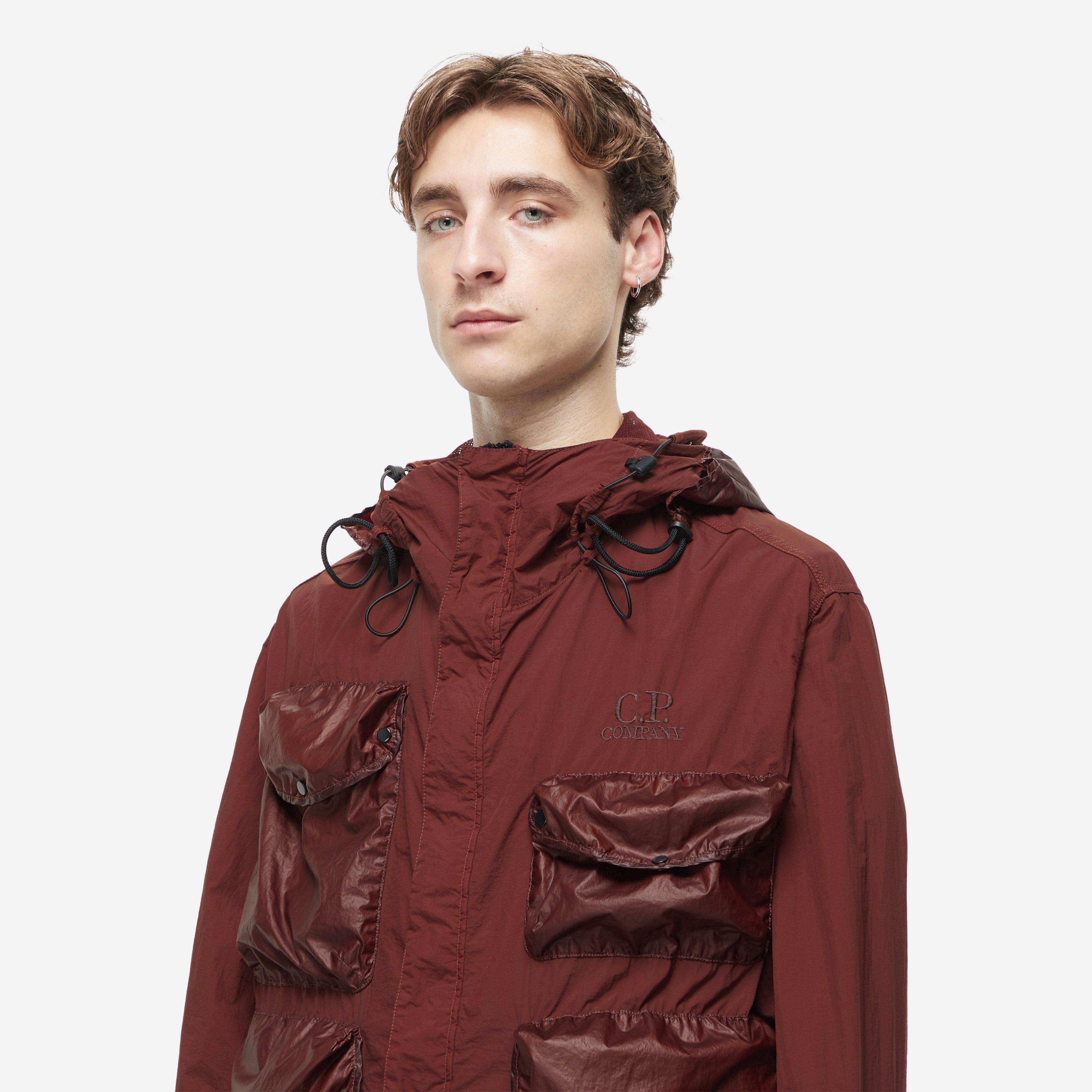 ジャケット・アウター C.P. Company Taylon Mixed Goggle Jacket C.P Company | Taylon L Mixed Goggle Jacket In Oceana | EQVVS