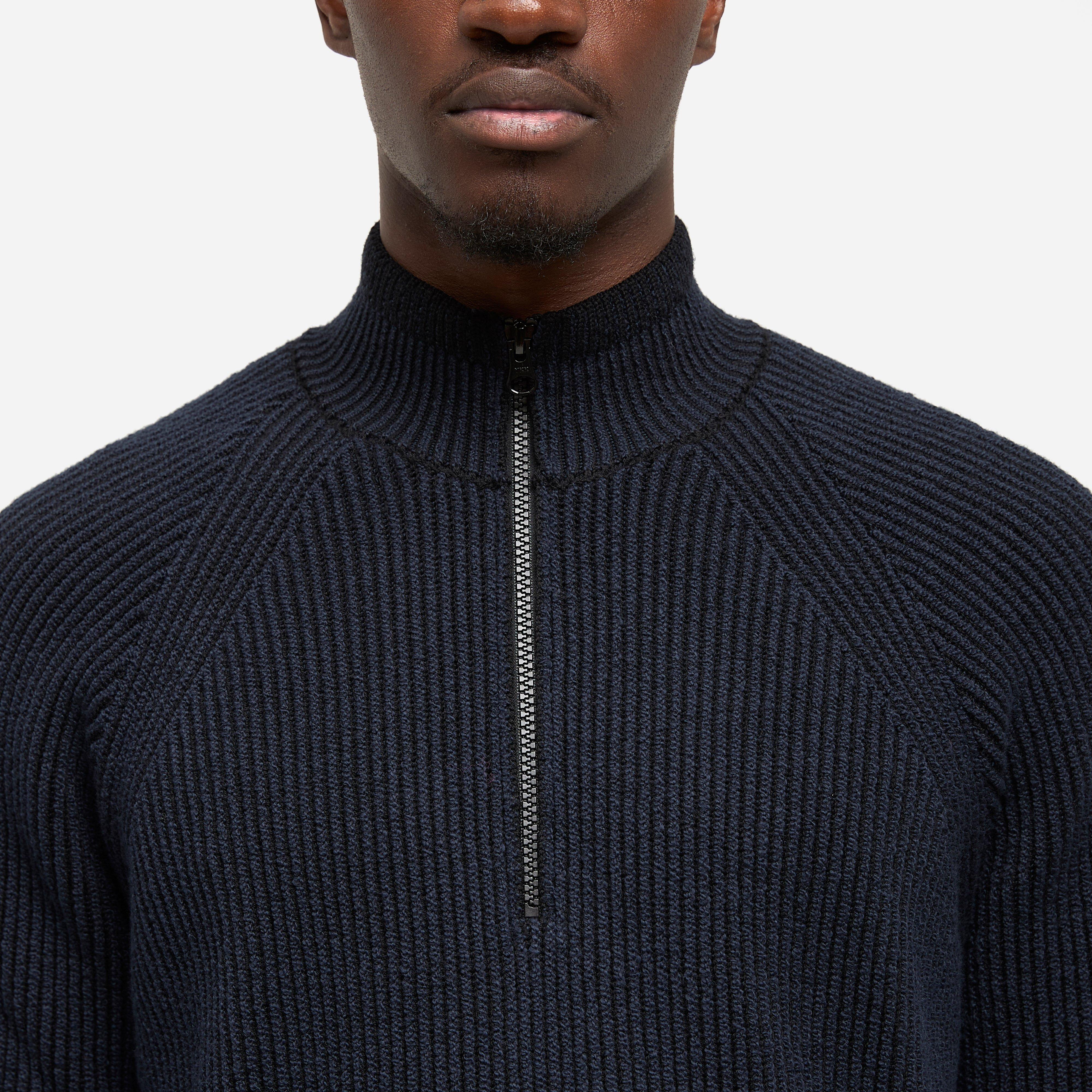 Stone Island Vanise LS Ribbed 1/4 Zip
