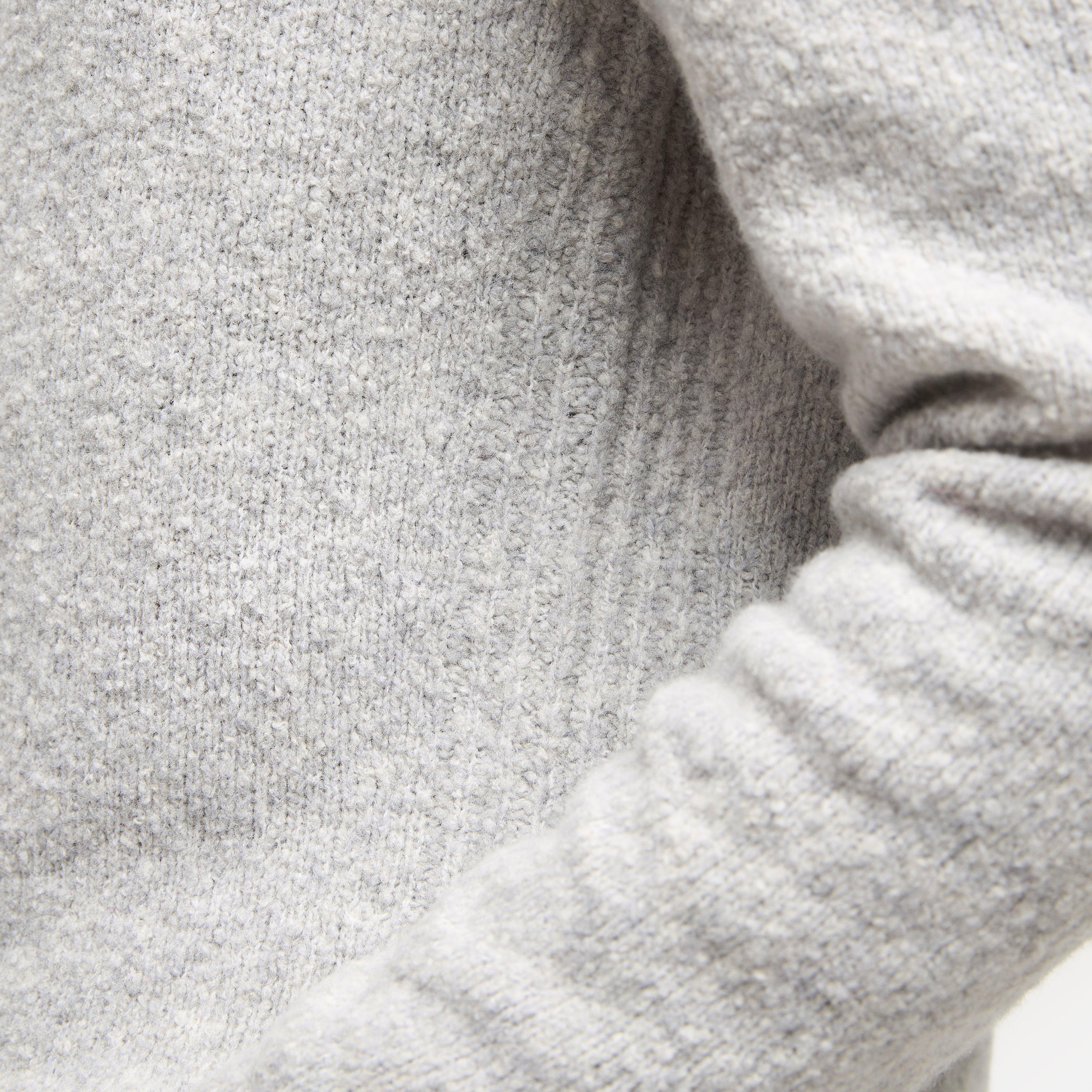 Stone Island Brushed Knit Crewneck Sweatshirt