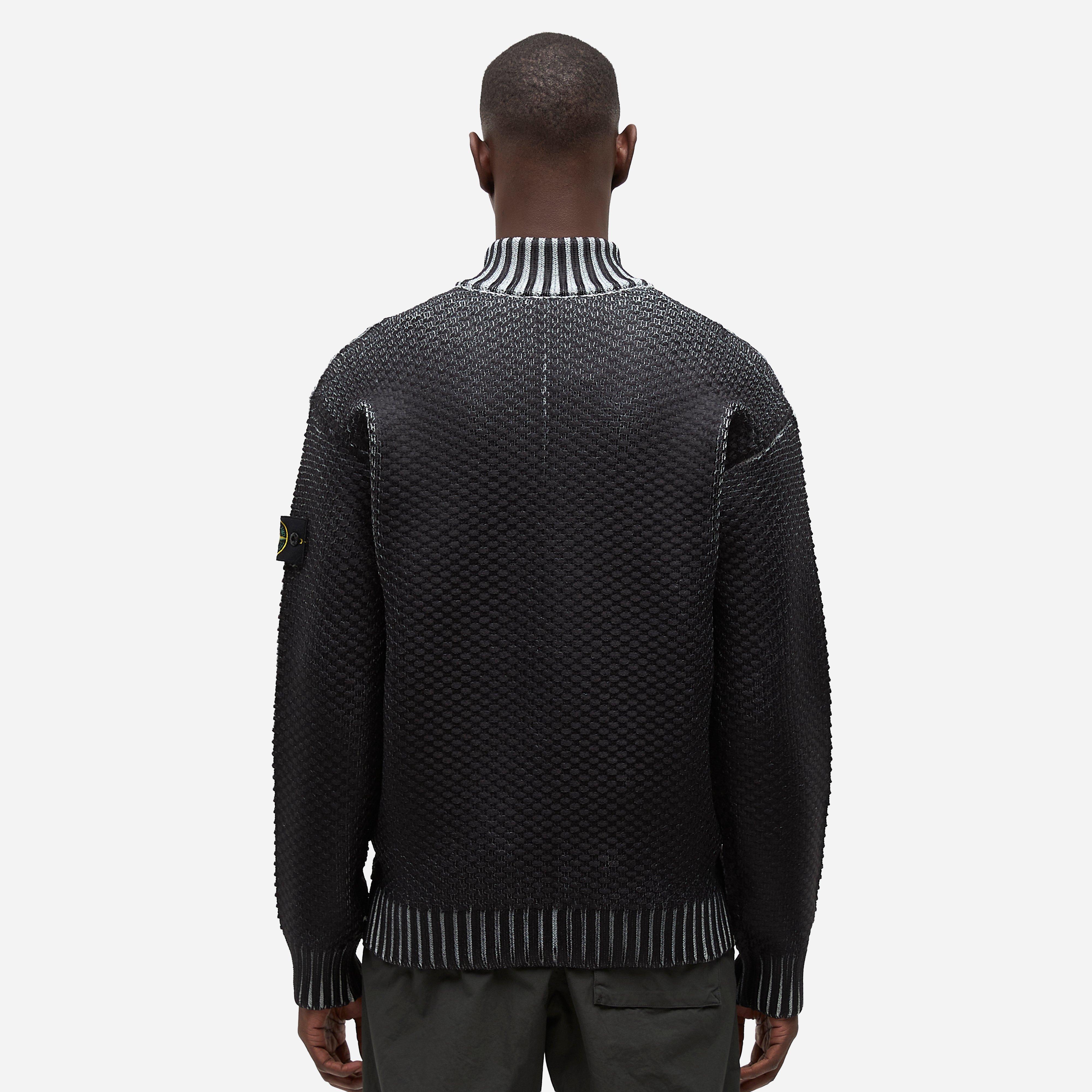 Stone Island 5100081 Sublimatic Print Zip-Up Knit