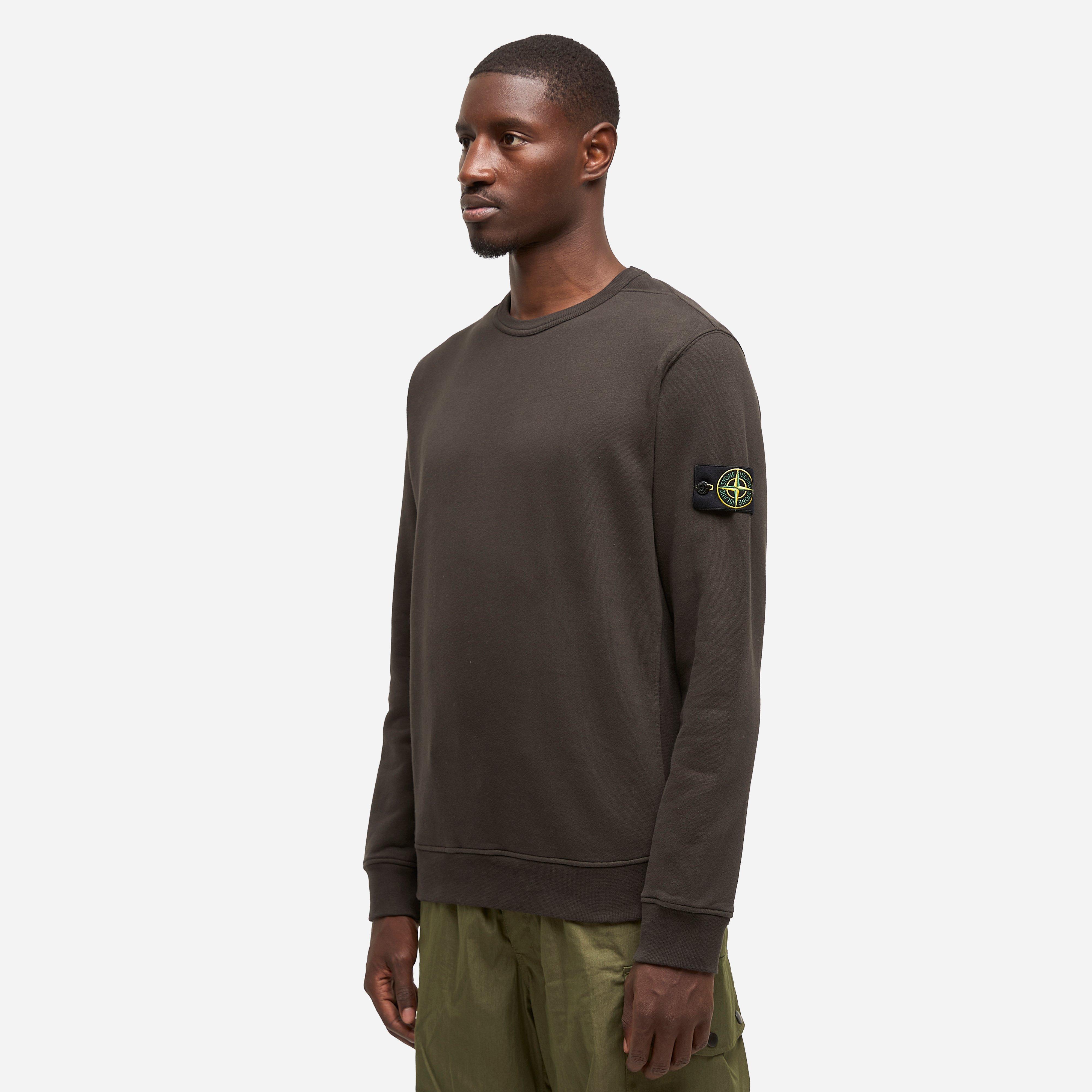 Stone Island Brushed Crewneck Sweatshirt