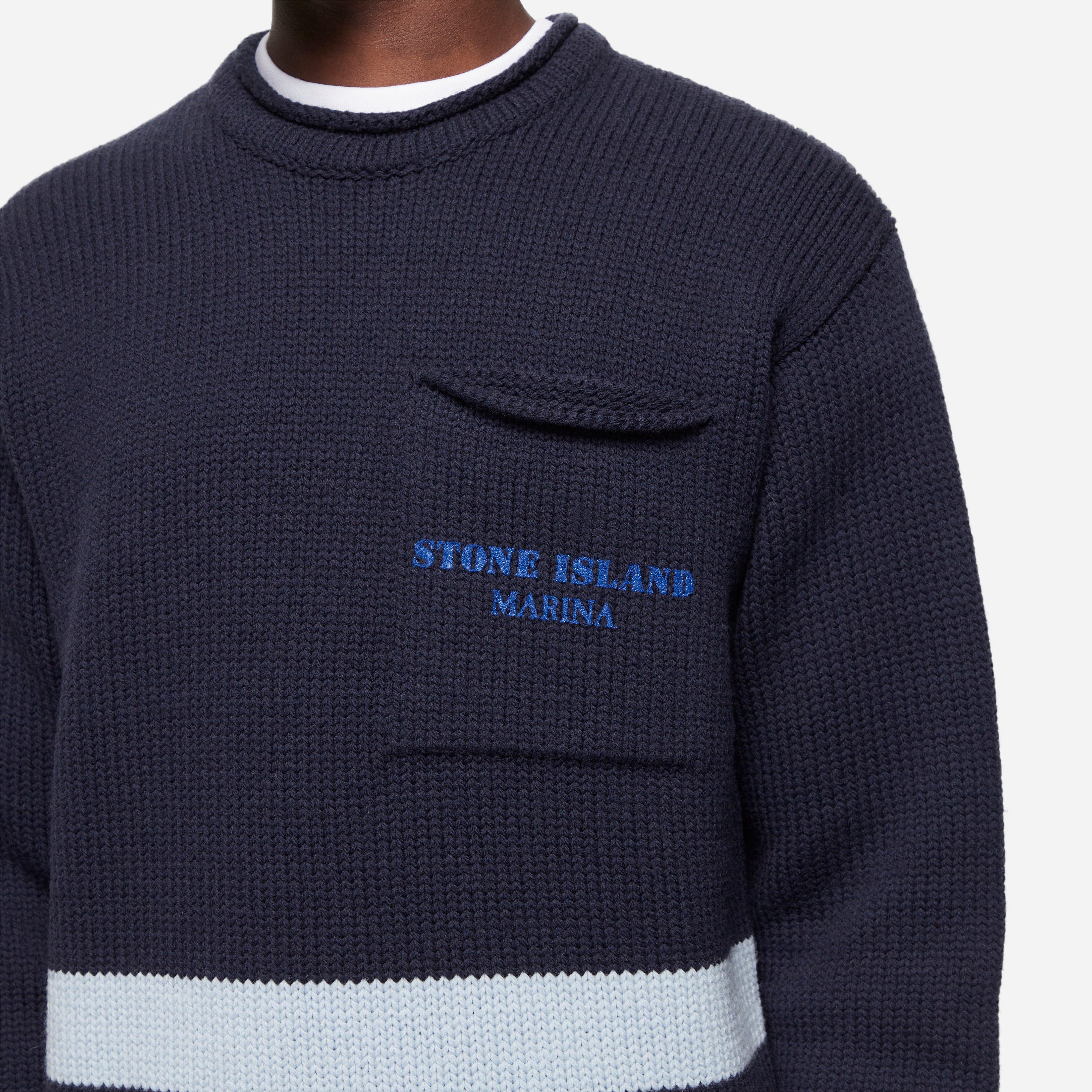 Stone Island Marina Knit Band Sweatshirt