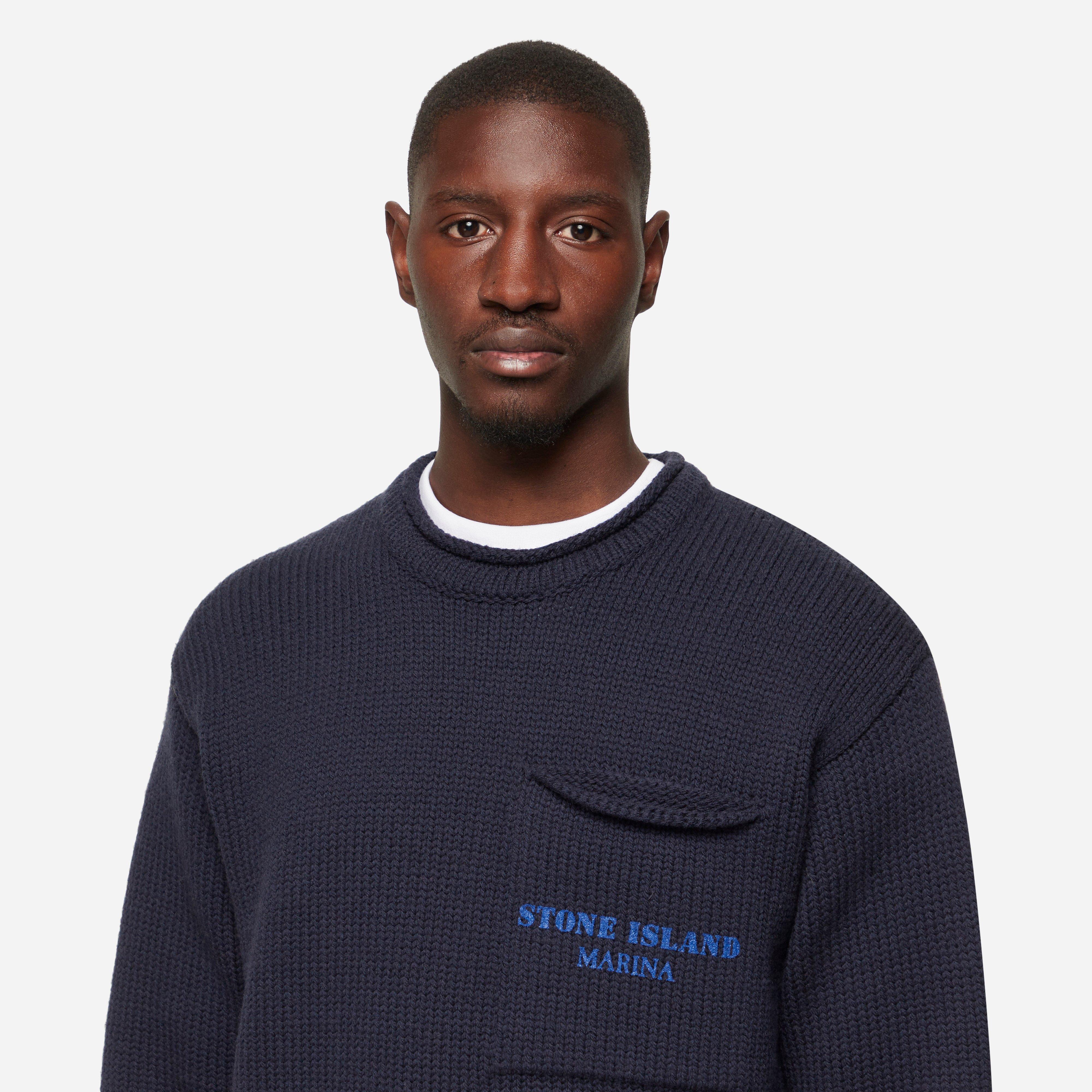 Stone Island Marina Knit Band Sweatshirt