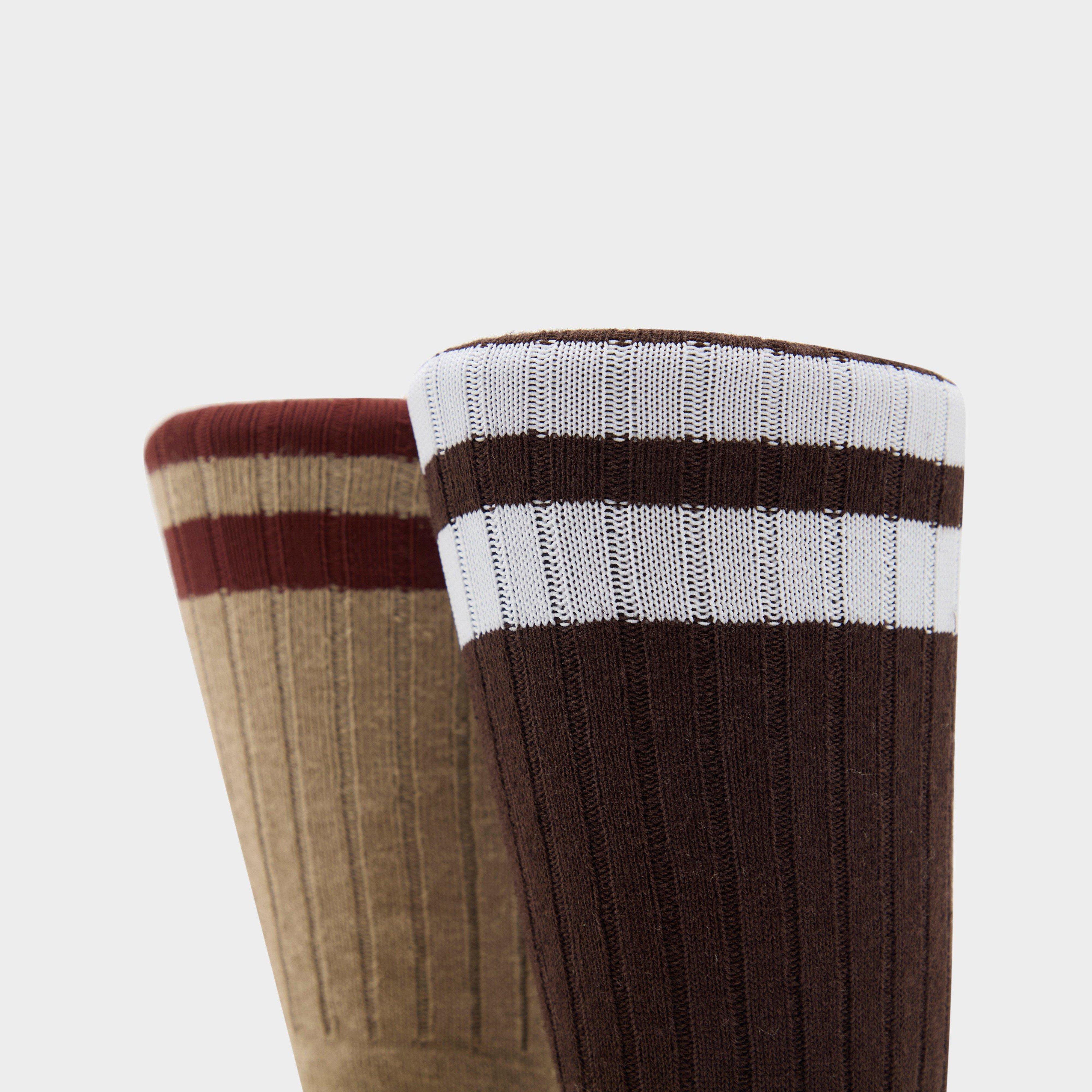 adidas Originals Ribbed Crew Socks 2-Pack