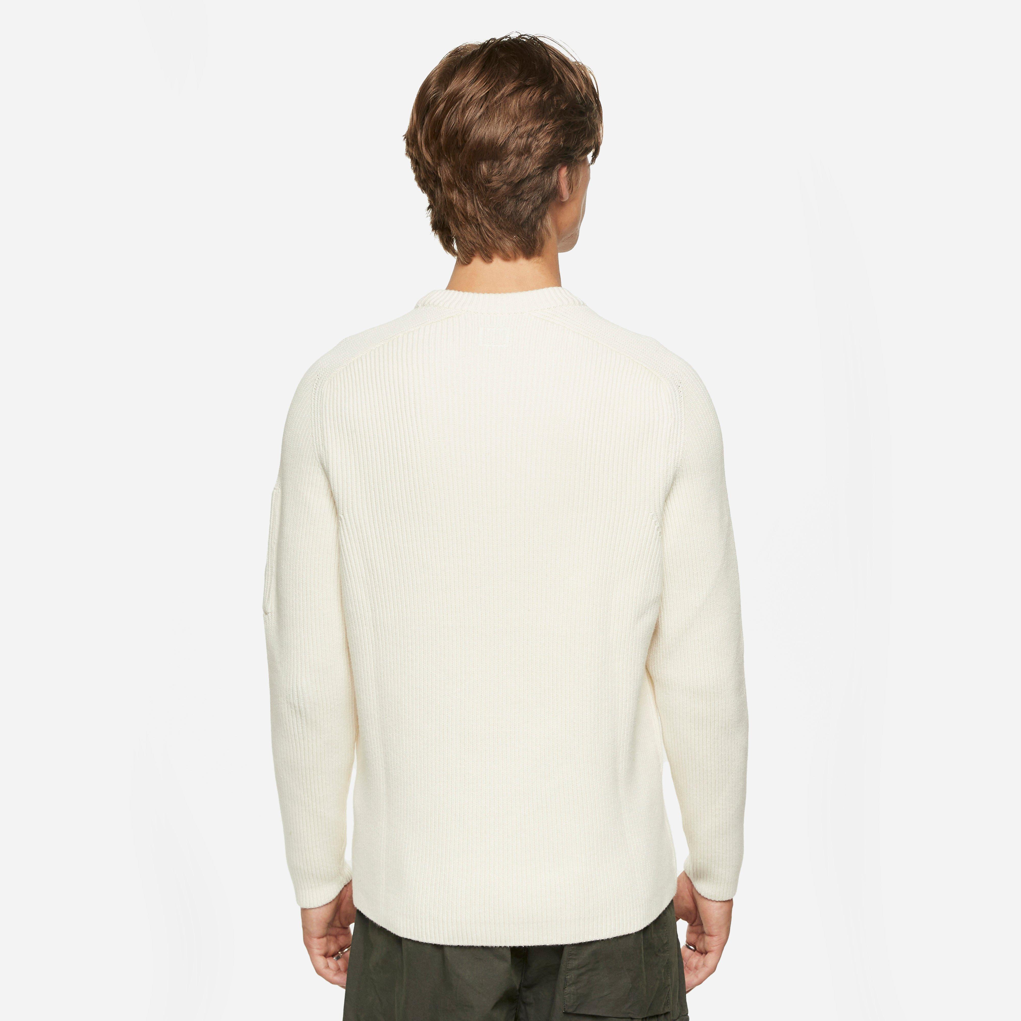 C.P. Company Full Rib Crewneck Knit Sweatshirt