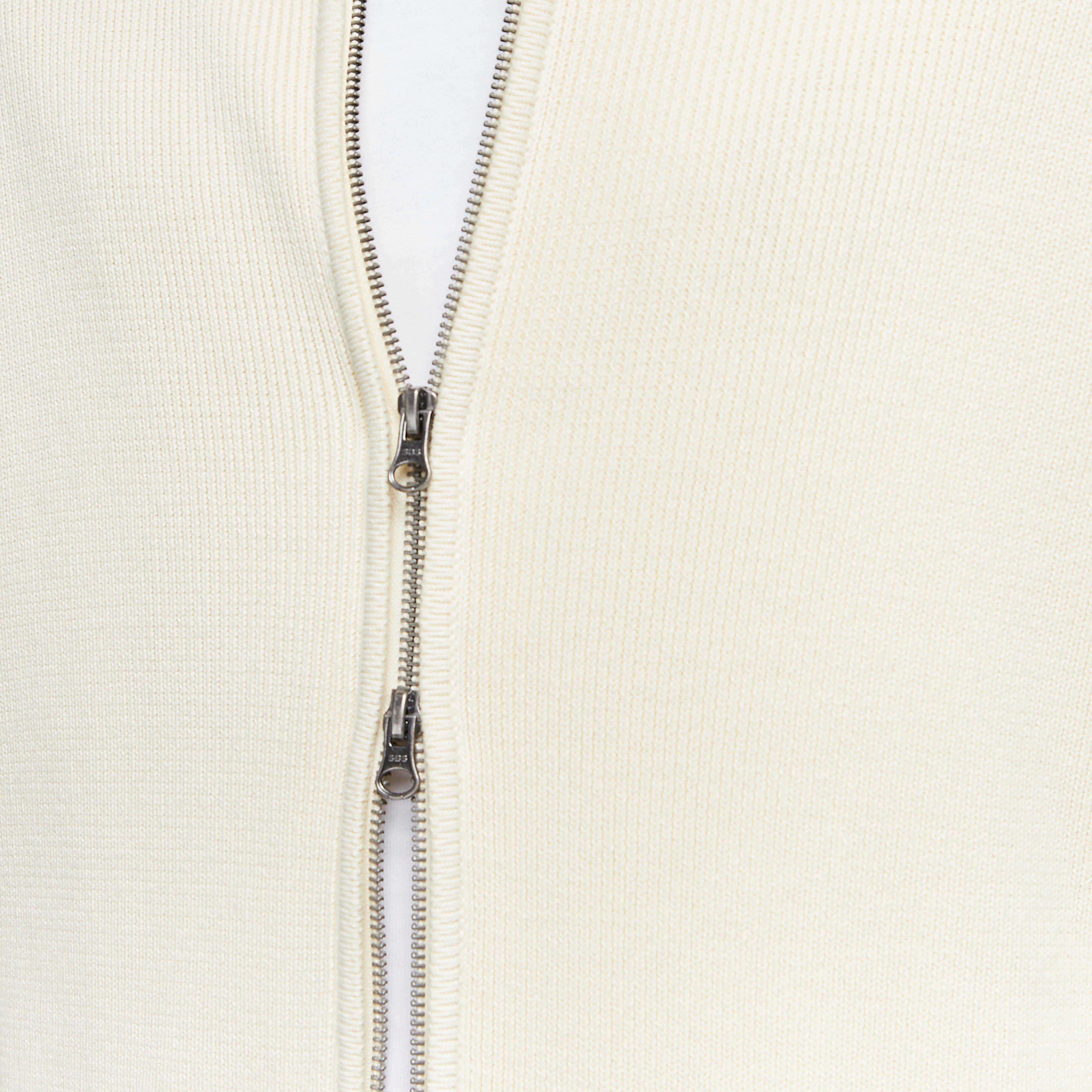 Home Grown Ribbed Full Zip Knit