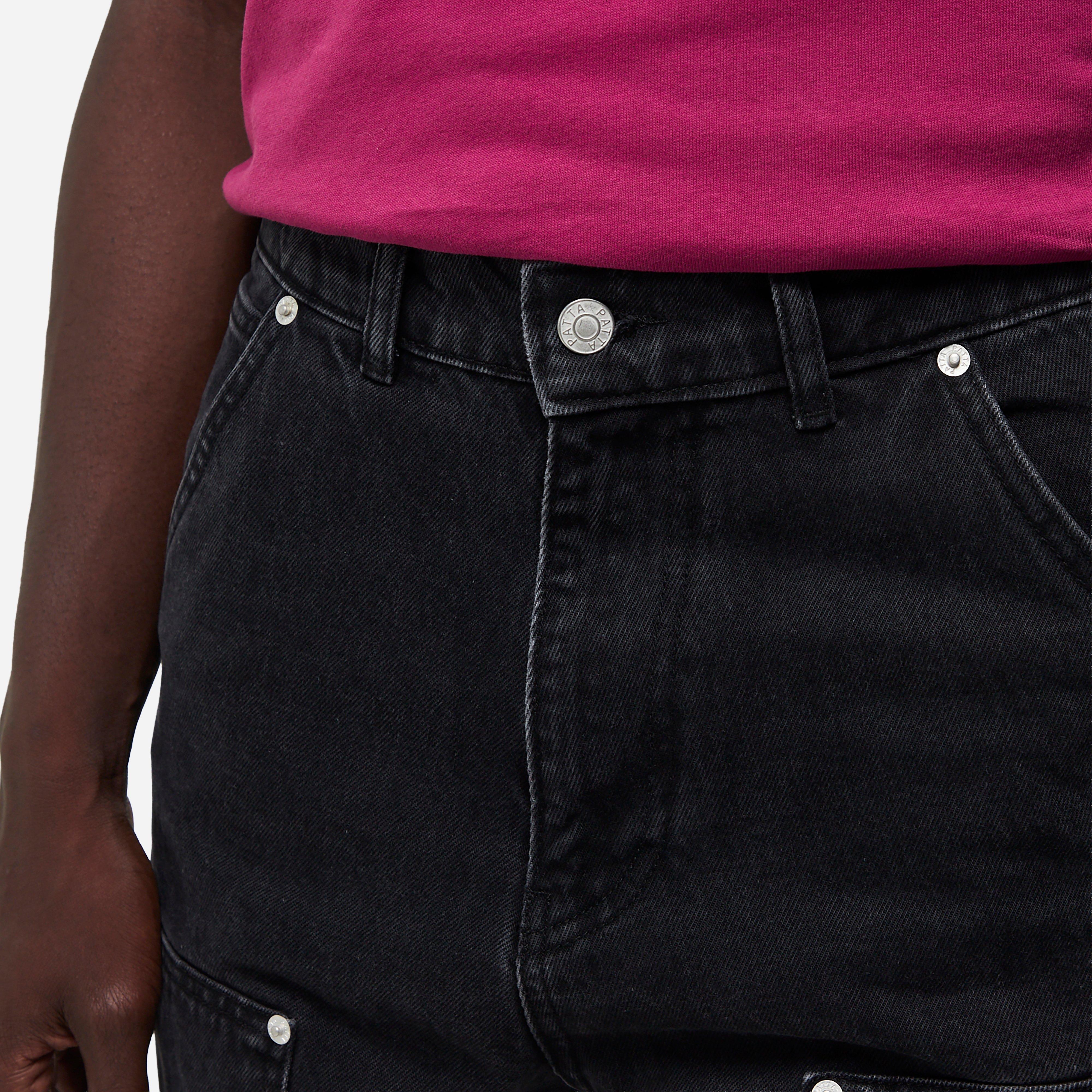 Patta D Knee Cartoon Jeans