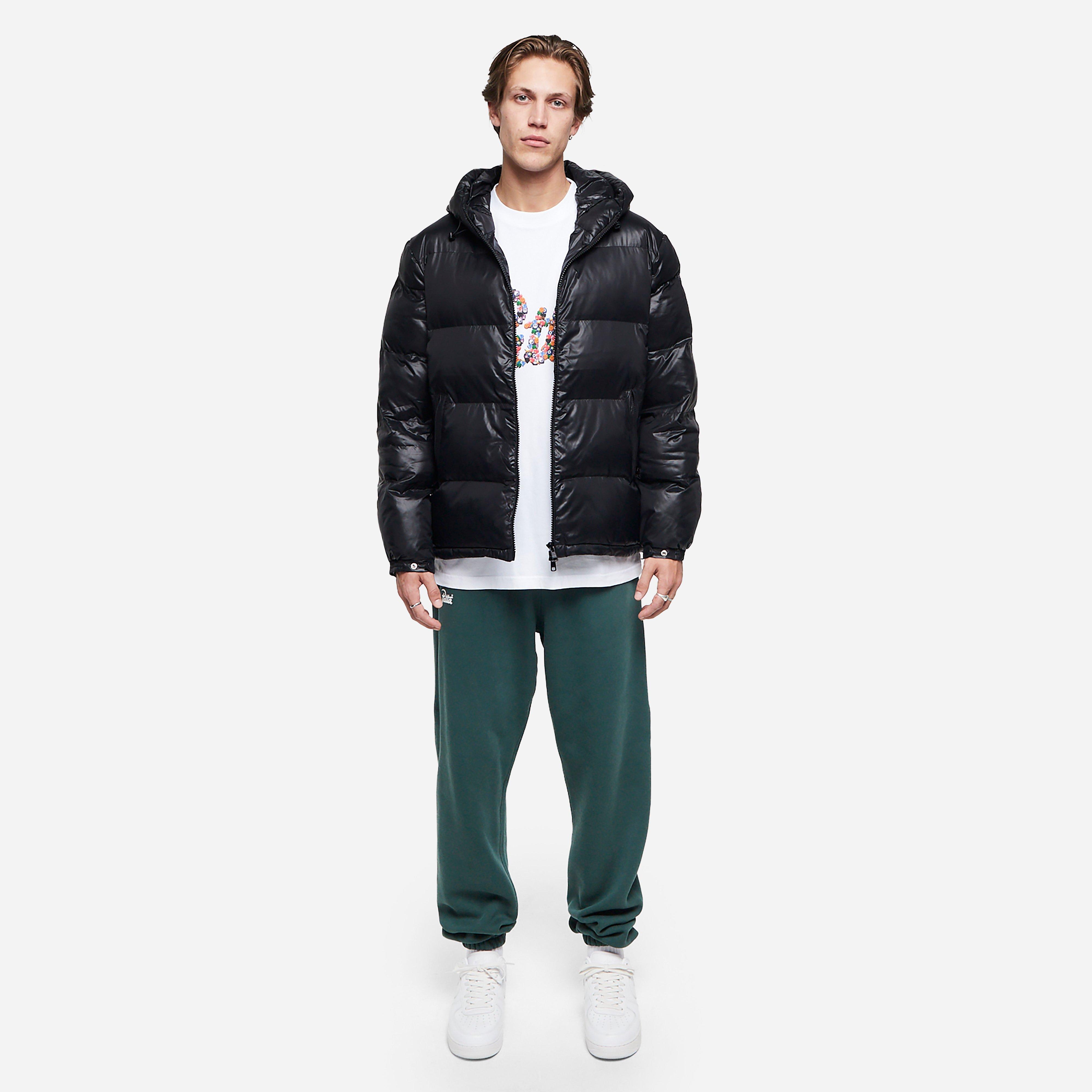 Patta Quilted Script Logo Puffer Jacket