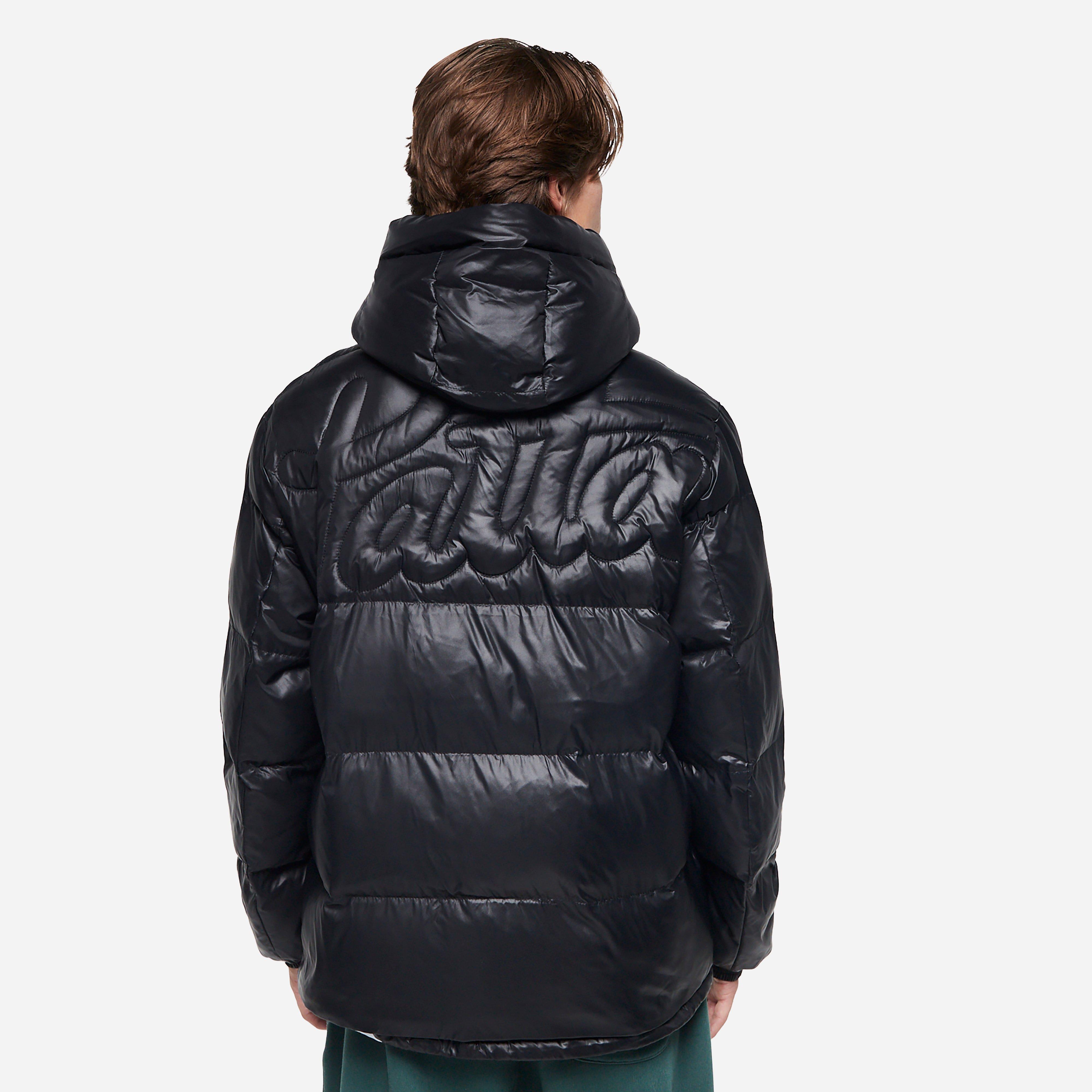 Patta Quilted Script Logo Puffer Jacket