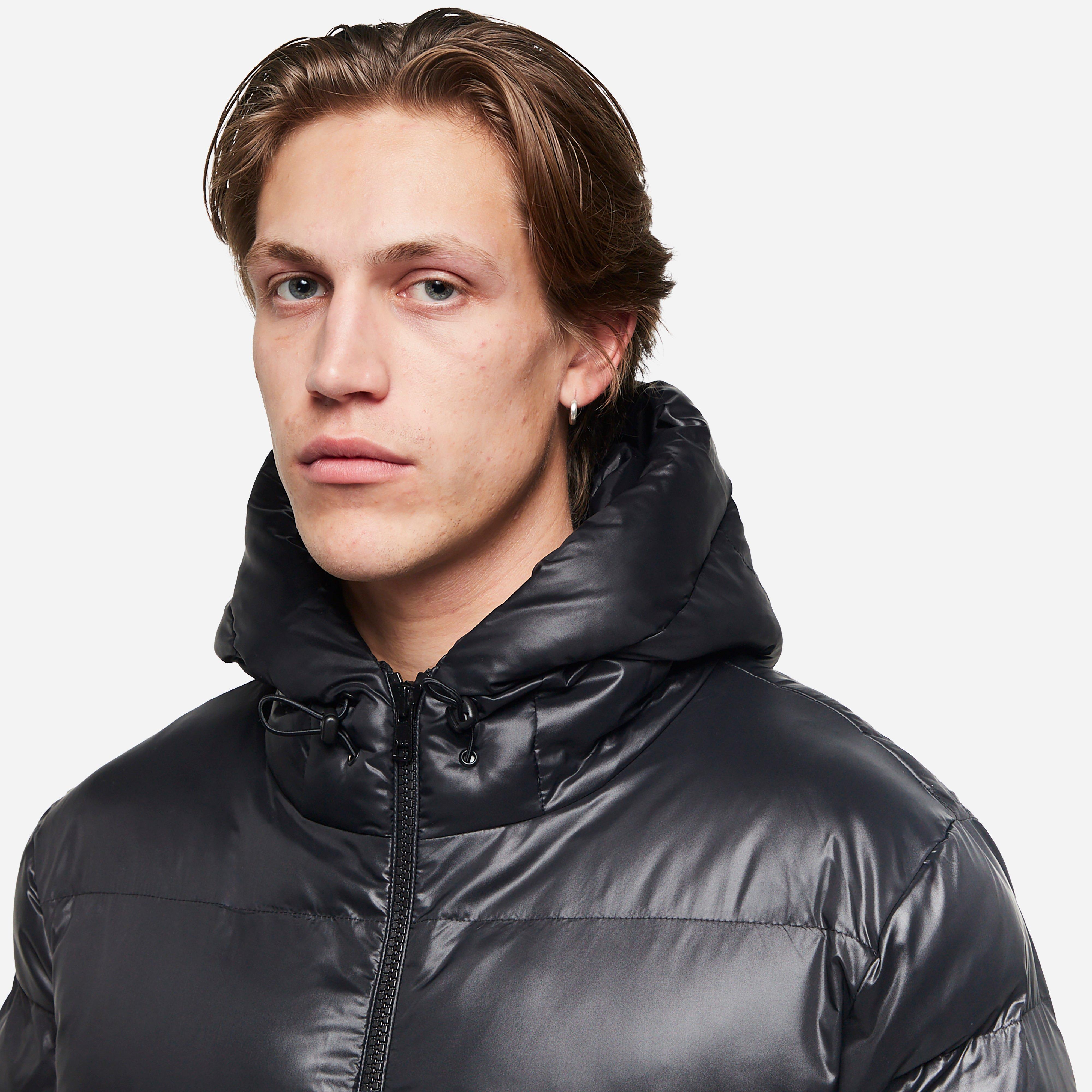 Patta Quilted Script Logo Puffer Jacket