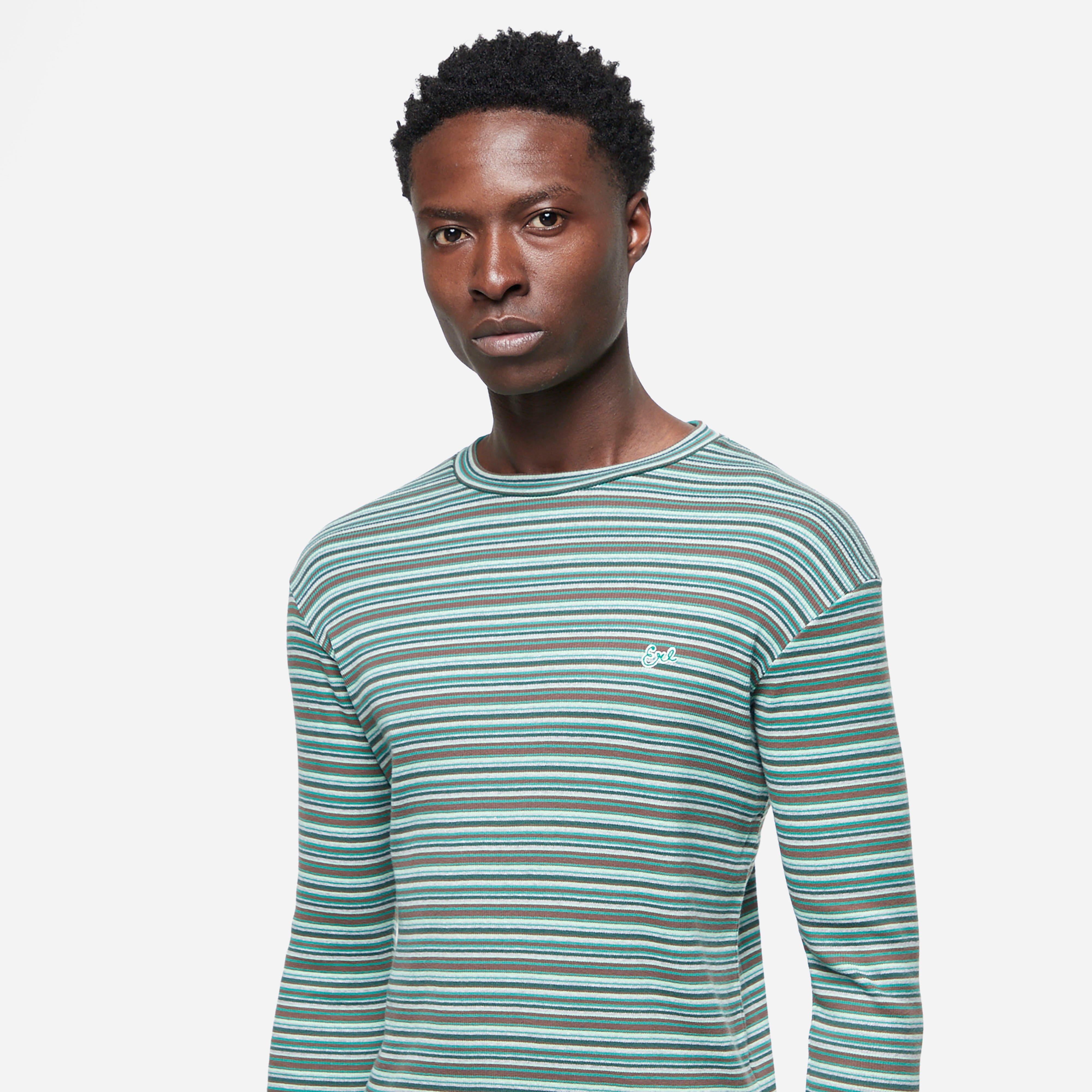 ERL Knit Stripe LS T-Shirt