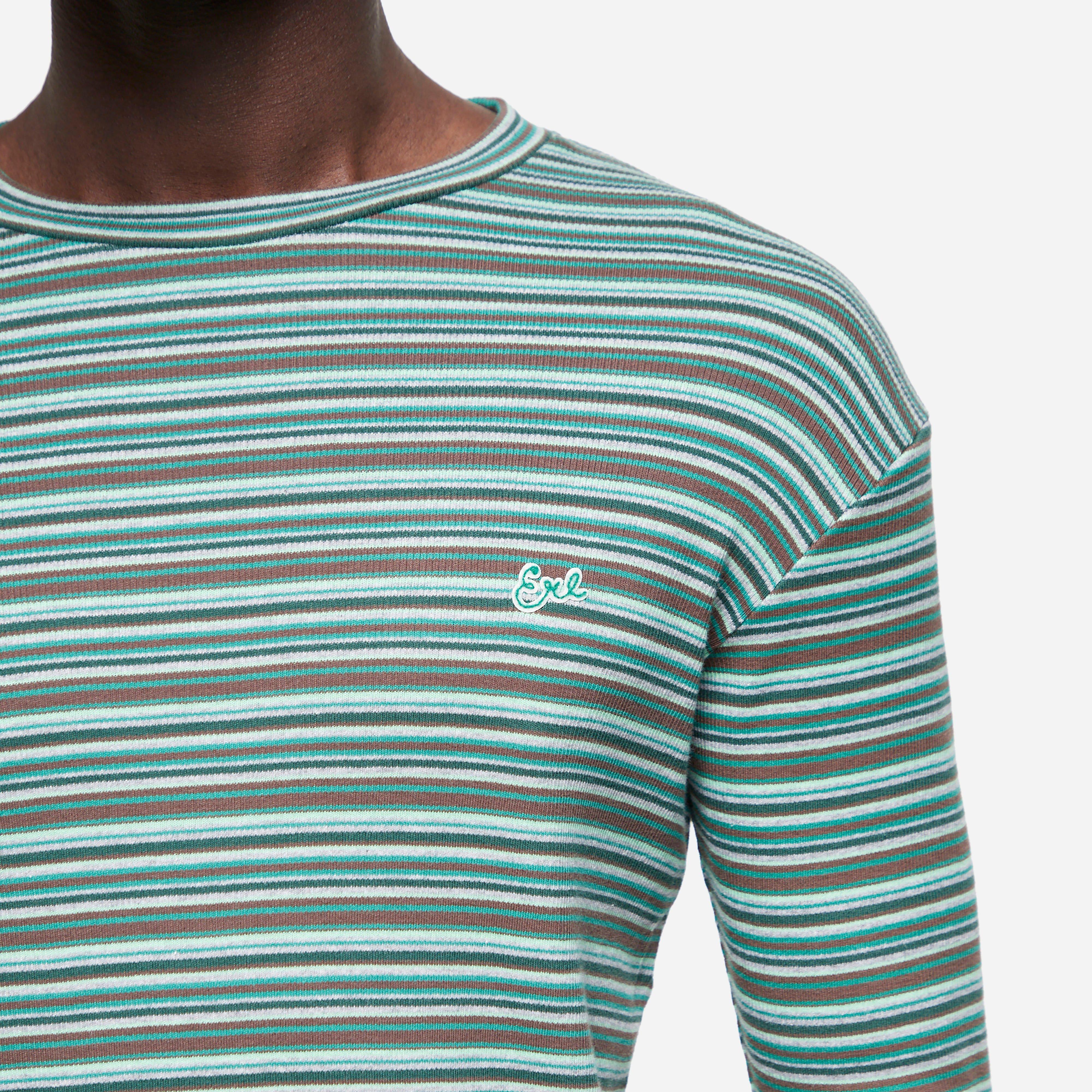 ERL Knit Stripe LS T-Shirt
