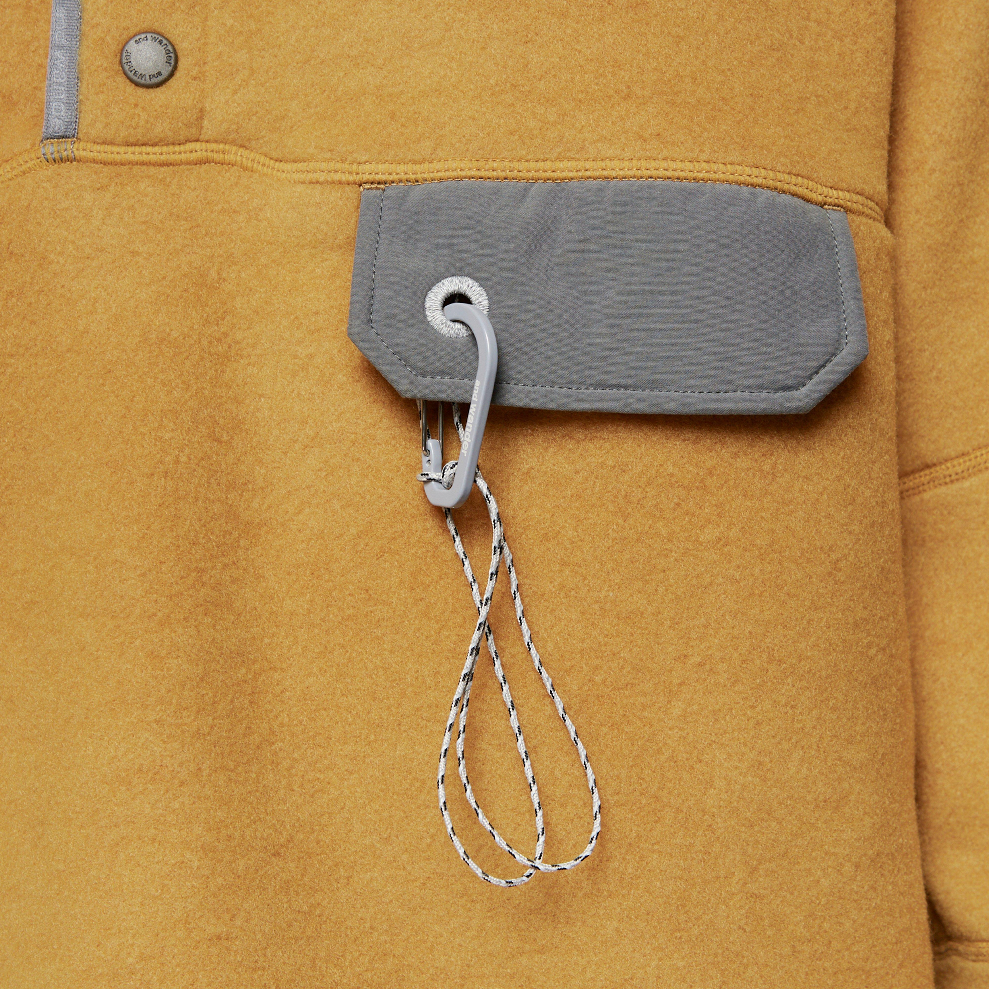 and wander Wool Fleece Pullover