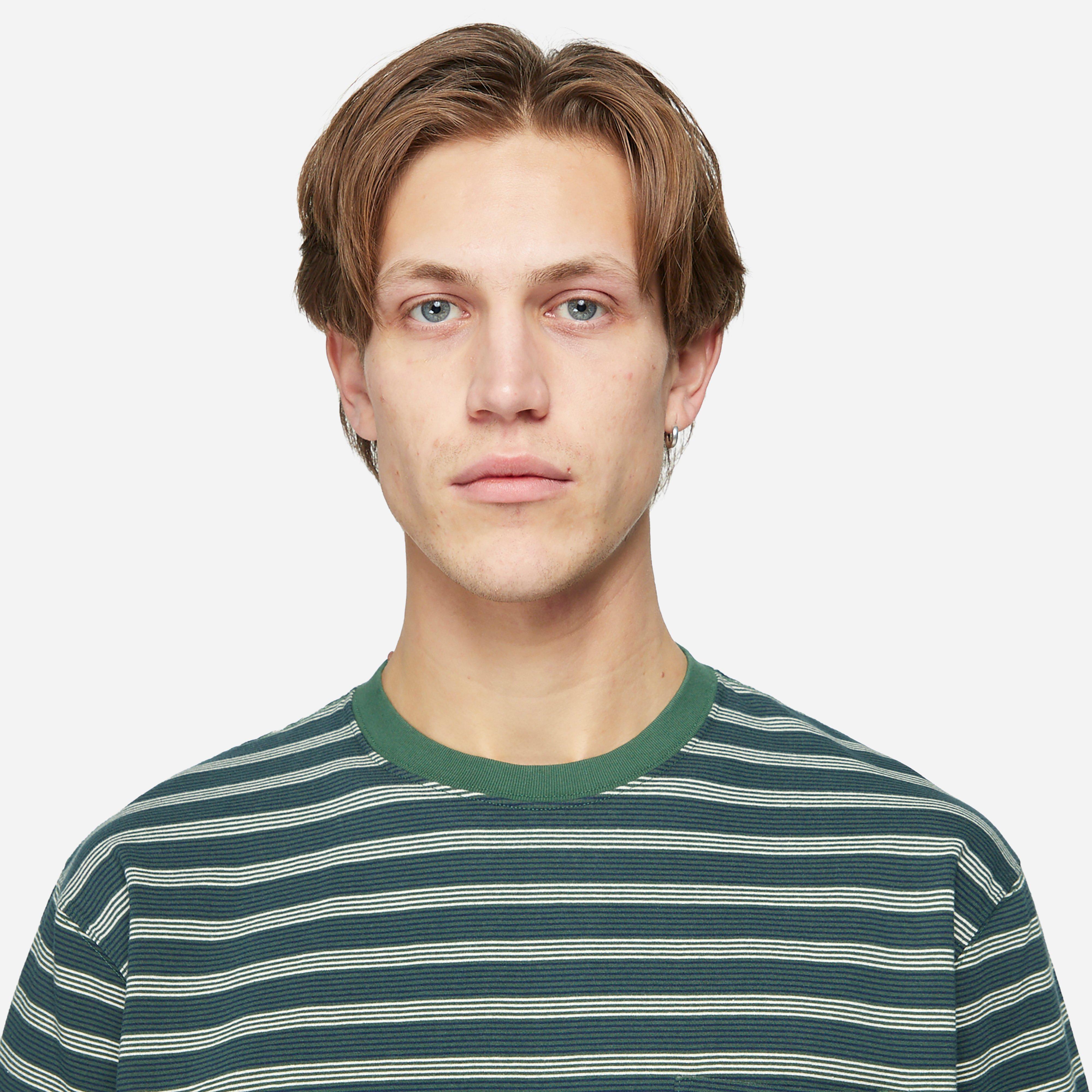 Beams Plus Pocket Stripe T-Shirt